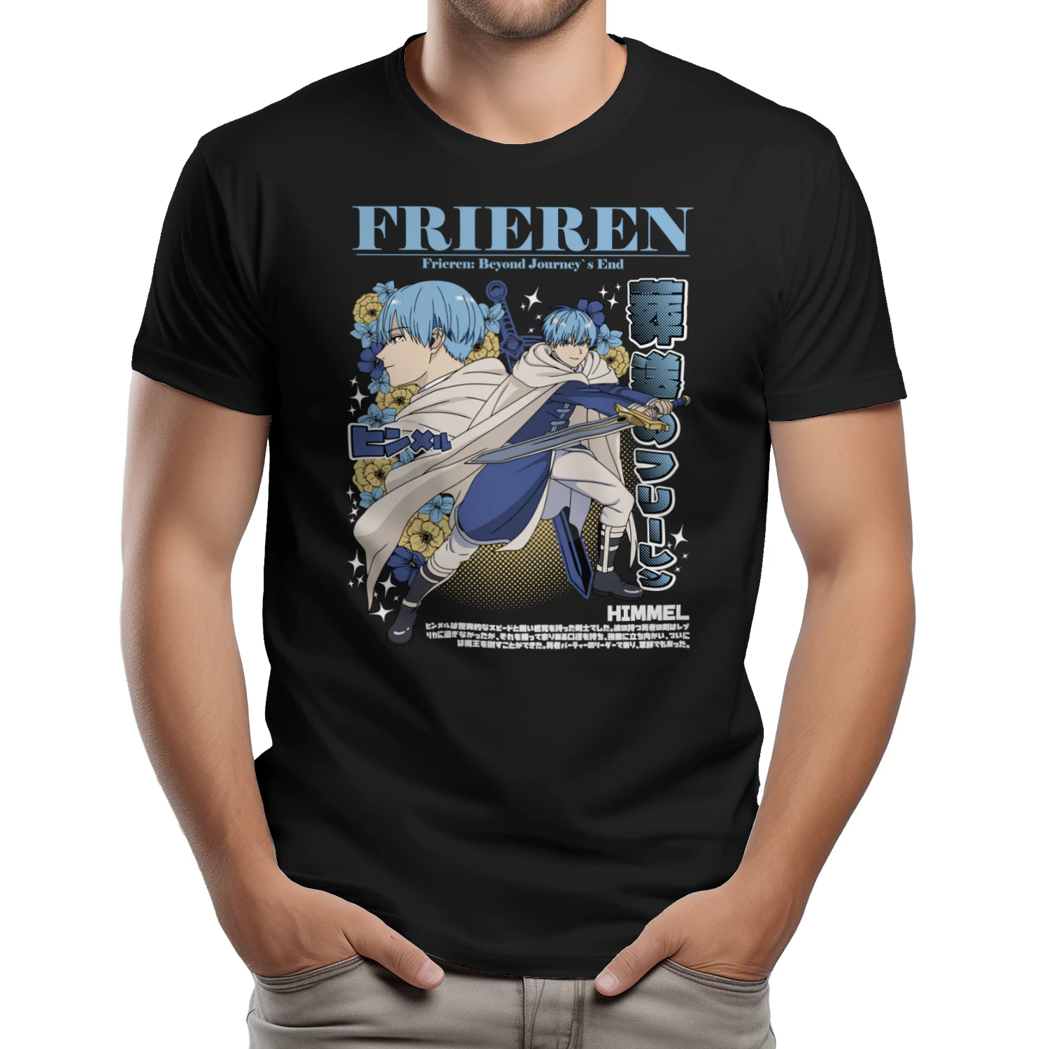 Frieren: Beyond Journey's End Anime Graphic T-Shirt | Fantasy Manga Tee | Unisex Cotton Shirt