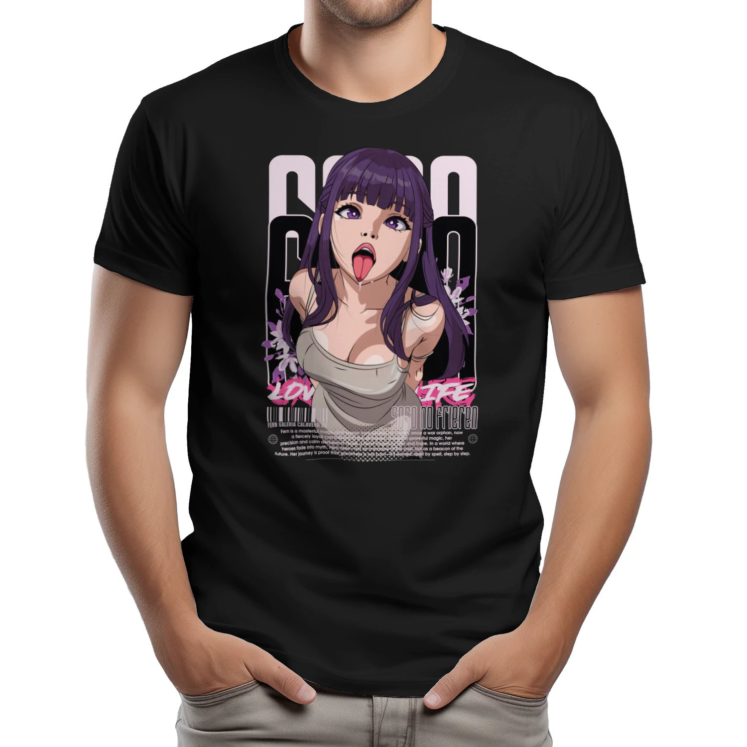 Frieren: Beyond Journey's End Anime Graphic T-Shirt | Fantasy Manga Tee | Unisex Cotton Shirt