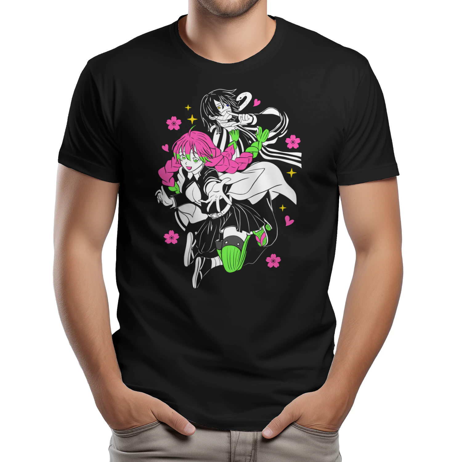 Demon Slayer Kimetsu no Yaiba Anime Graphic T-Shirt | Premium Unisex Manga Tee