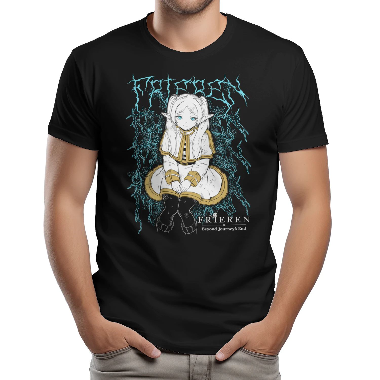 Frieren: Beyond Journey's End Anime Graphic T-Shirt | Fantasy Manga Tee | Unisex Cotton Shirt