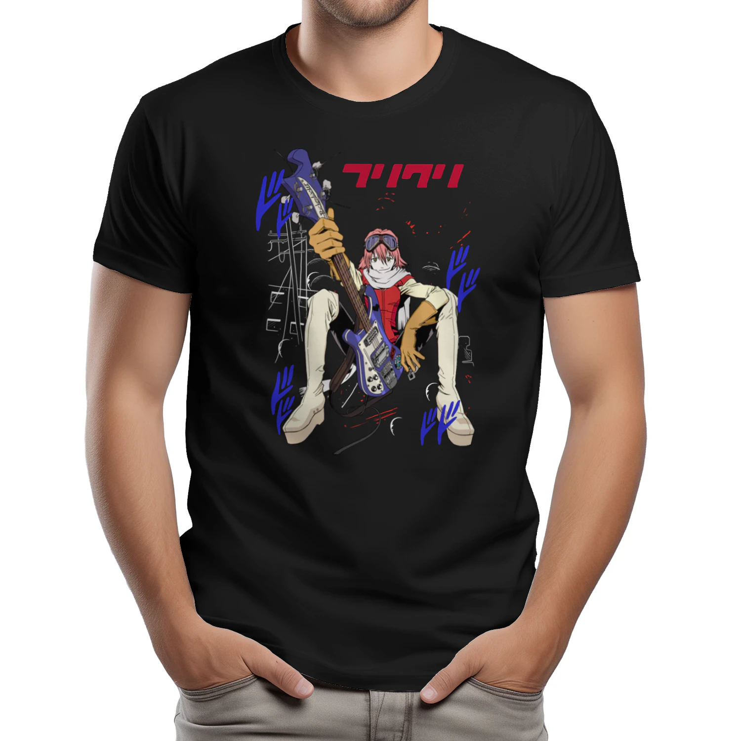 FLCL Anime Streetwear Graphic Tee | Manga Fan Gift