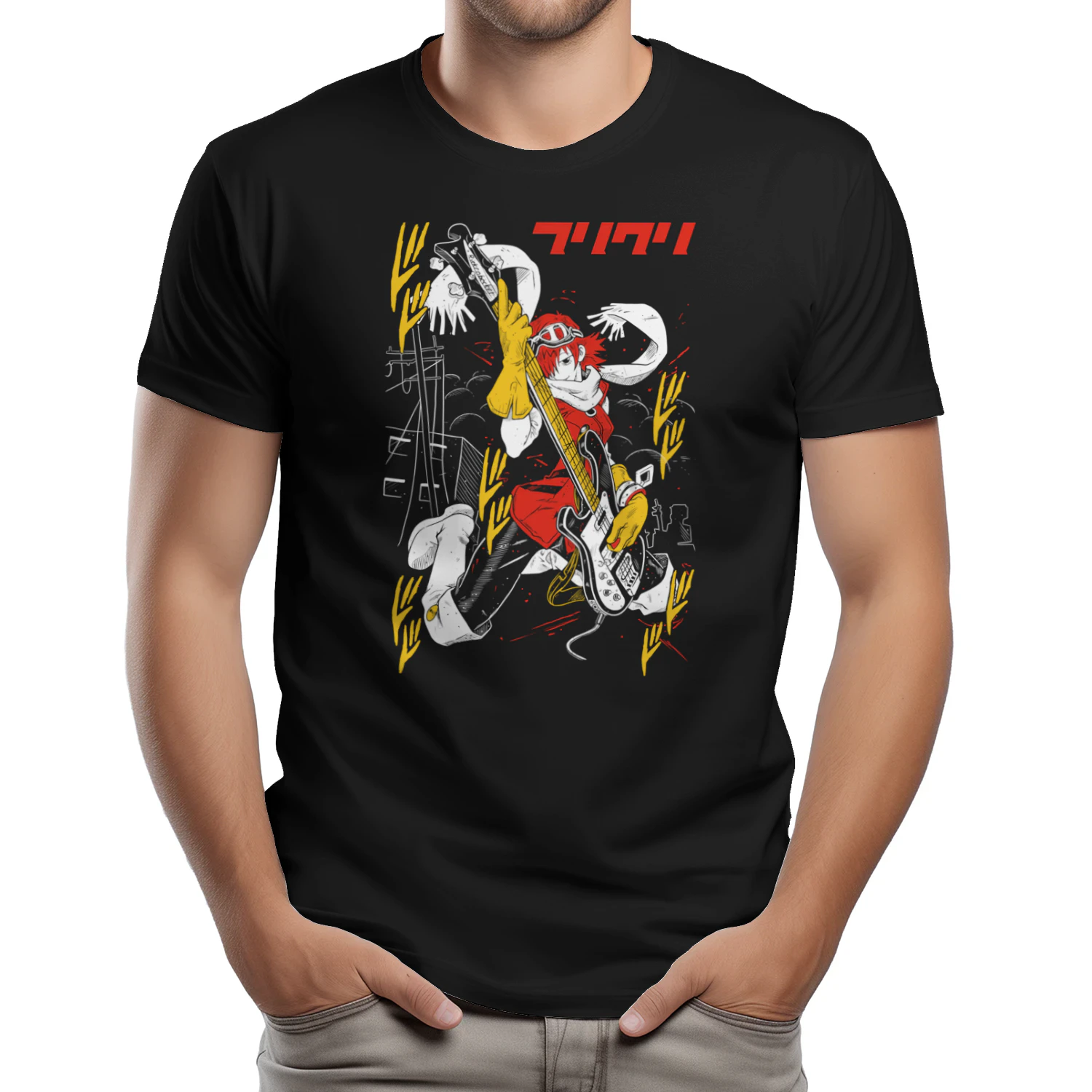 FLCL Fooly Cooly Unisex Graphic Tee | Iconic Anime T-Shirt