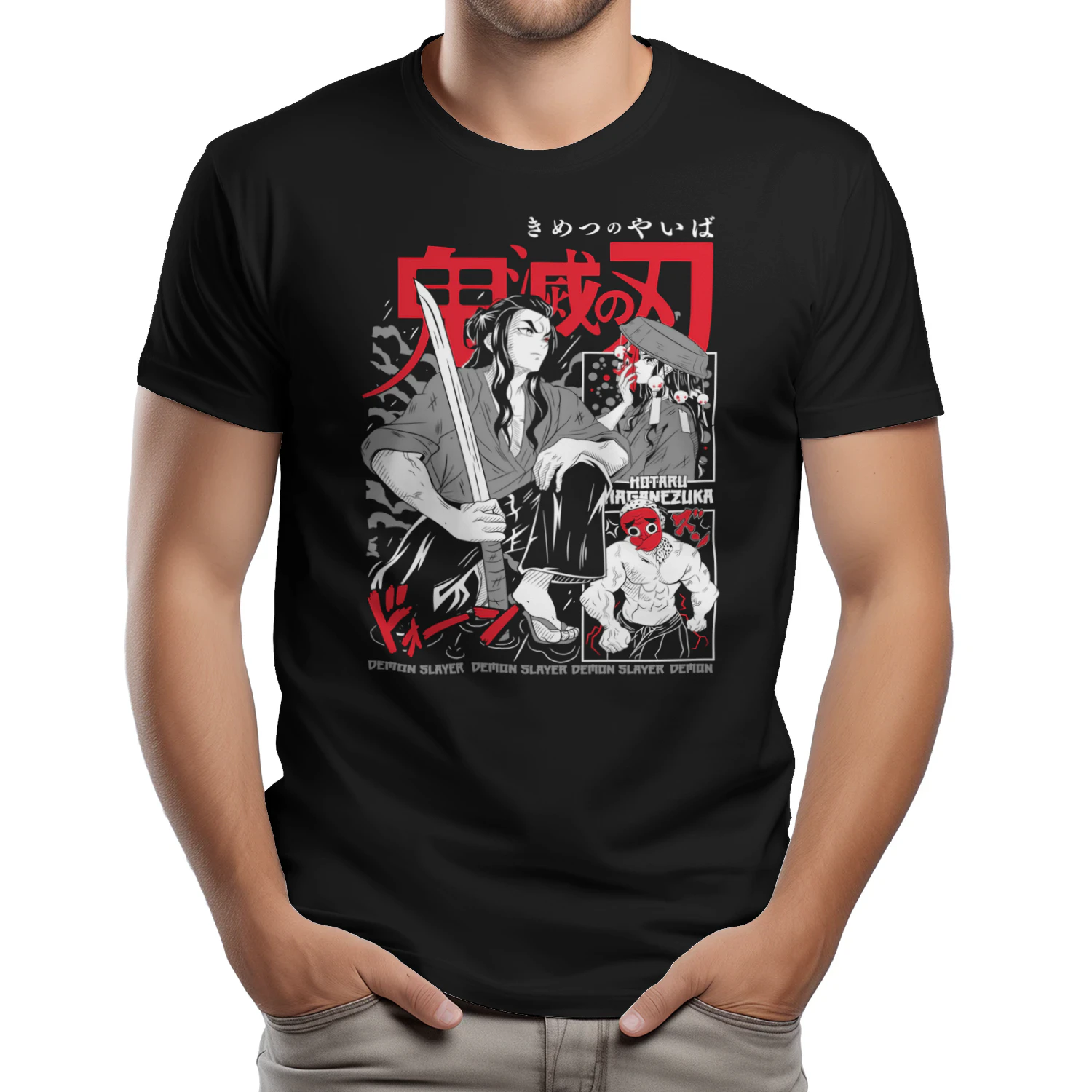 Demon Slayer Kimetsu no Yaiba Anime Graphic T-Shirt | Premium Unisex Manga Tee