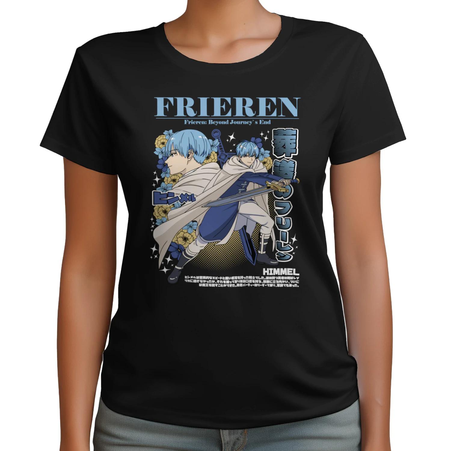 Frieren: Beyond Journey's End Anime Graphic T-Shirt | Fantasy Manga Tee | Unisex Cotton Shirt