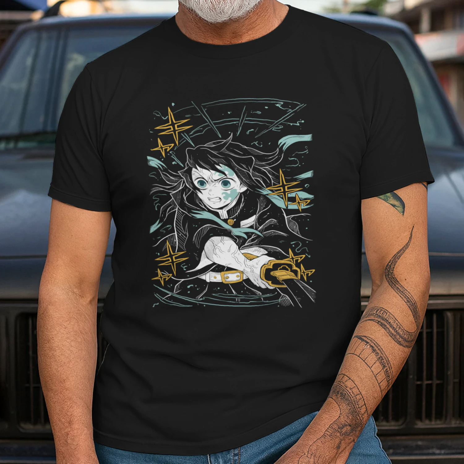 Demon Slayer Kimetsu no Yaiba Anime Graphic T-Shirt | Premium Unisex Manga Tee