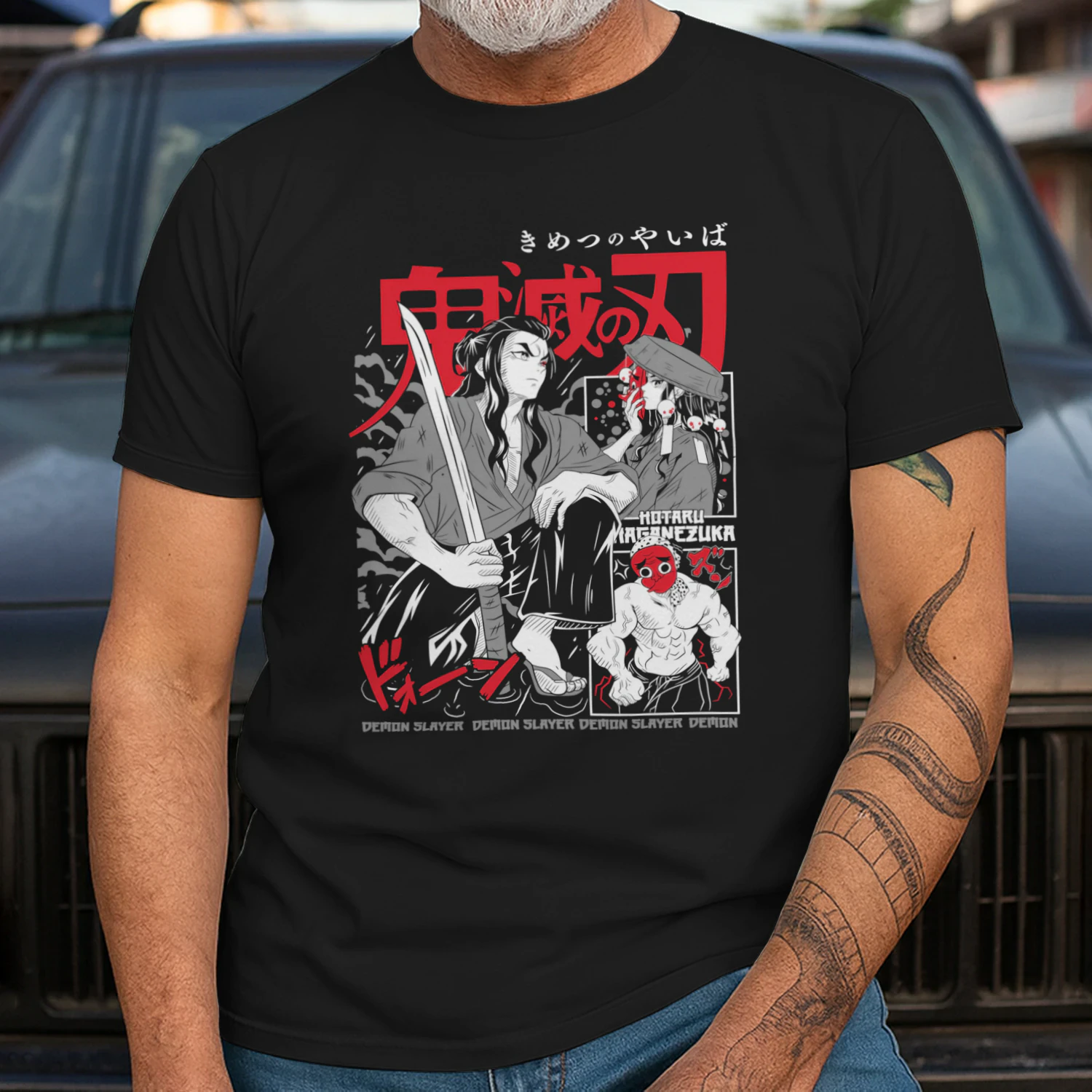 Demon Slayer Kimetsu no Yaiba Anime Graphic T-Shirt | Premium Unisex Manga Tee