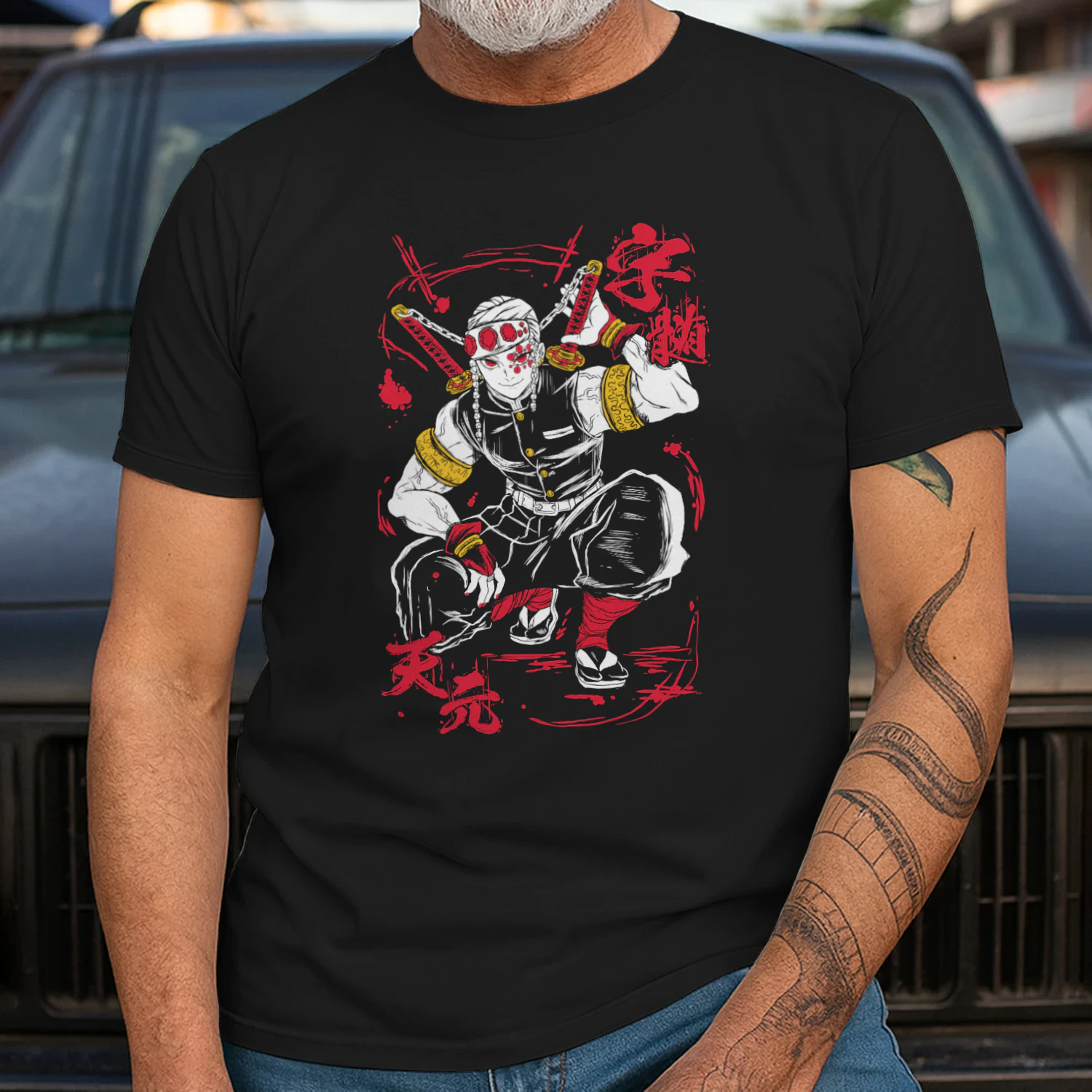 Demon Slayer Kimetsu no Yaiba Anime Graphic T-Shirt | Premium Unisex Manga Tee