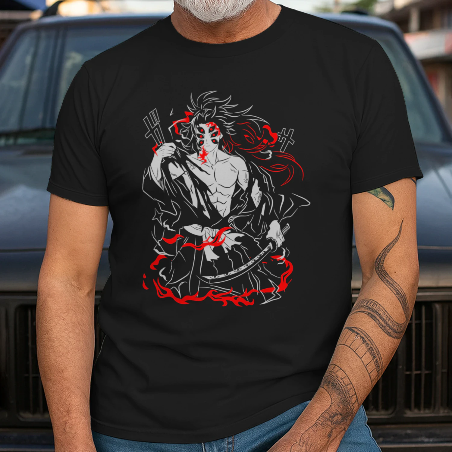 Demon Slayer Kimetsu no Yaiba Anime Graphic T-Shirt | Premium Unisex Manga Tee