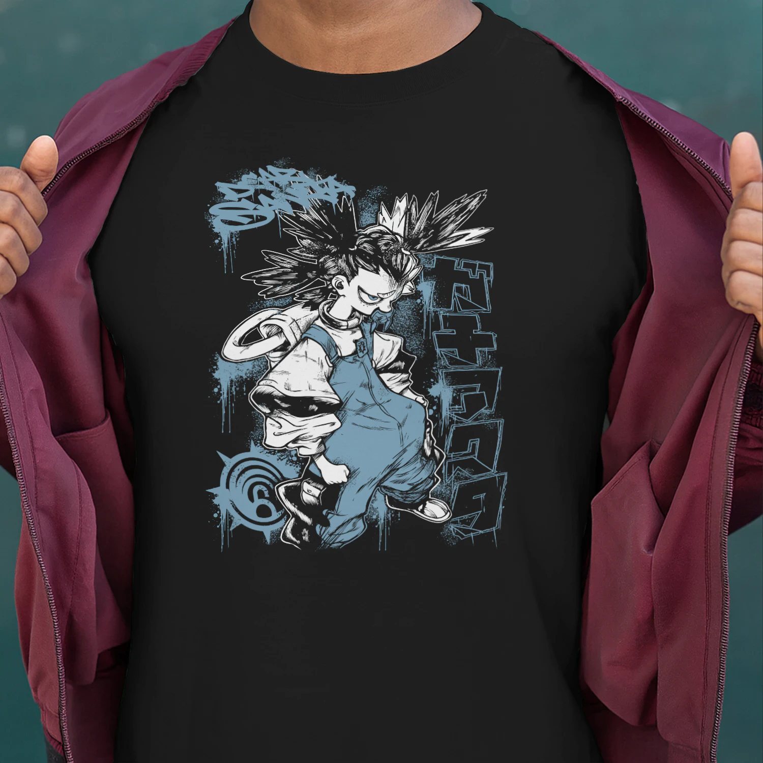 GACHIAKUTA Rudo Anime Graphic T-Shirt | Premium Manga Streetwear Unisex Tee