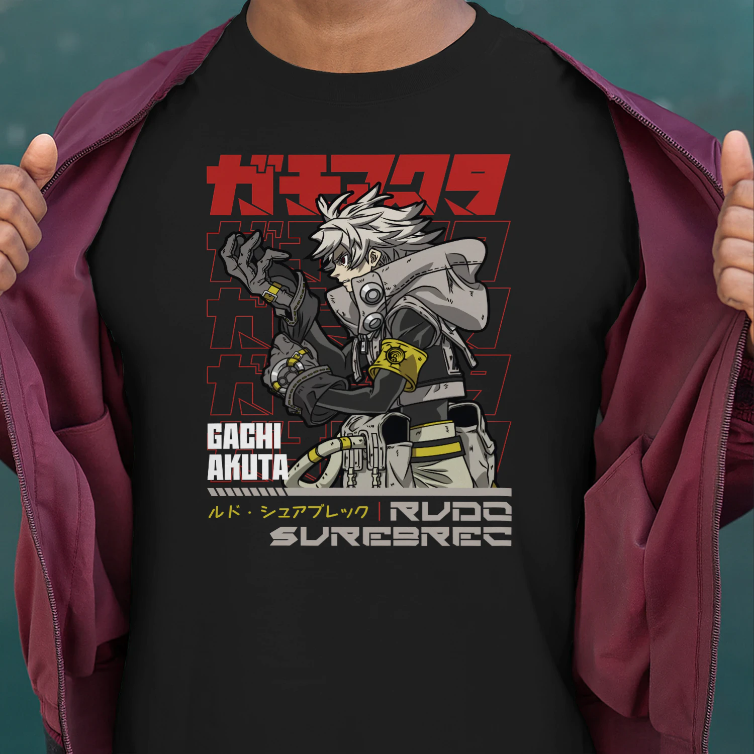 GACHIAKUTA Anime Graphic T-Shirt | Rudo Streetwear Manga Tee | Premium Unisex Shirt