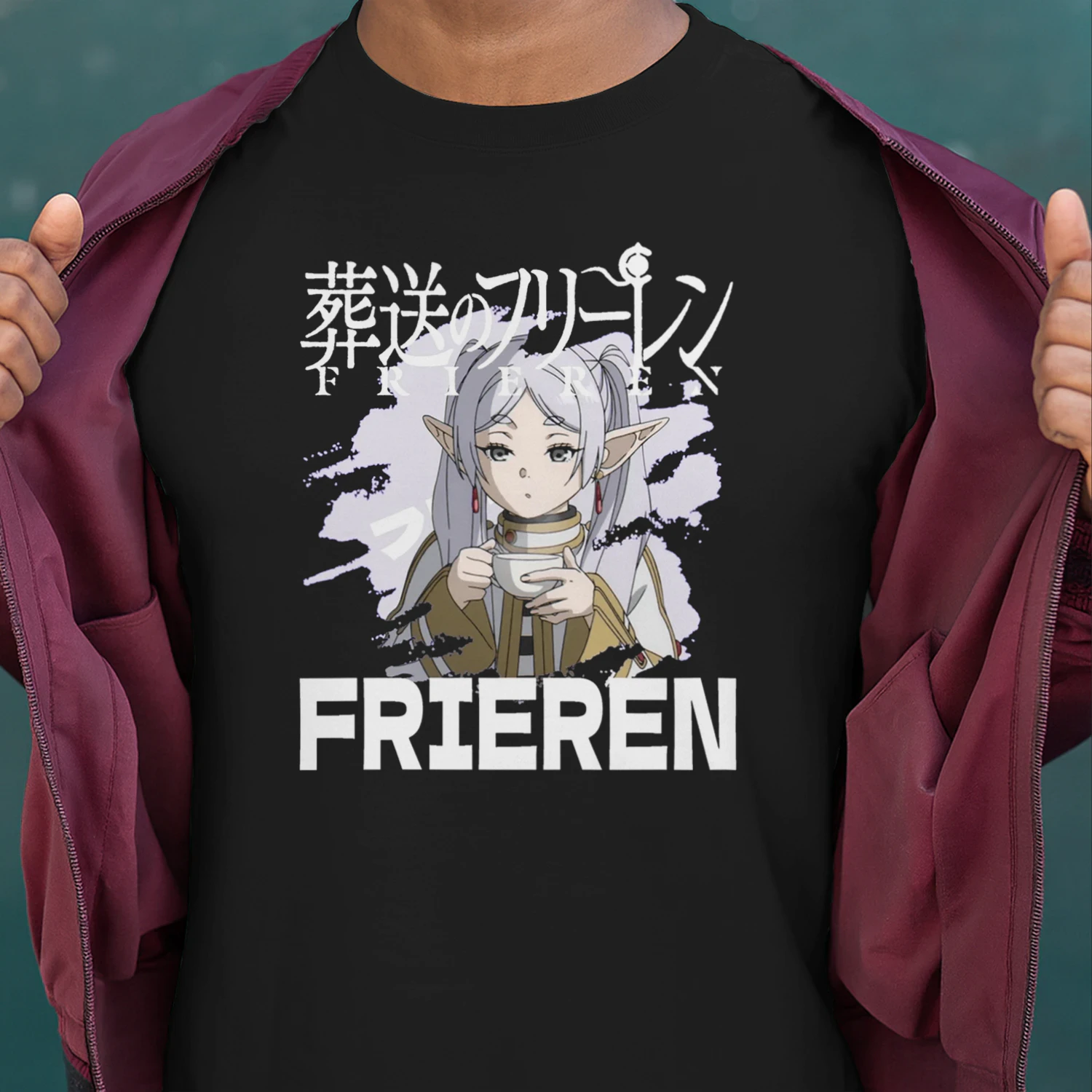 Frieren T-ShirtFrieren: Beyond Journey's End Anime Graphic T-Shirt | Fantasy Manga Tee | Unisex Cotton Shirt