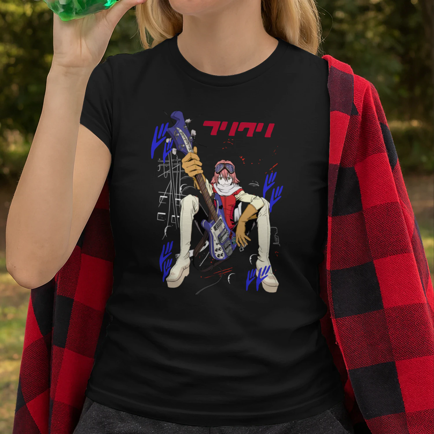 FLCL Anime Streetwear Graphic Tee | Manga Fan Gift