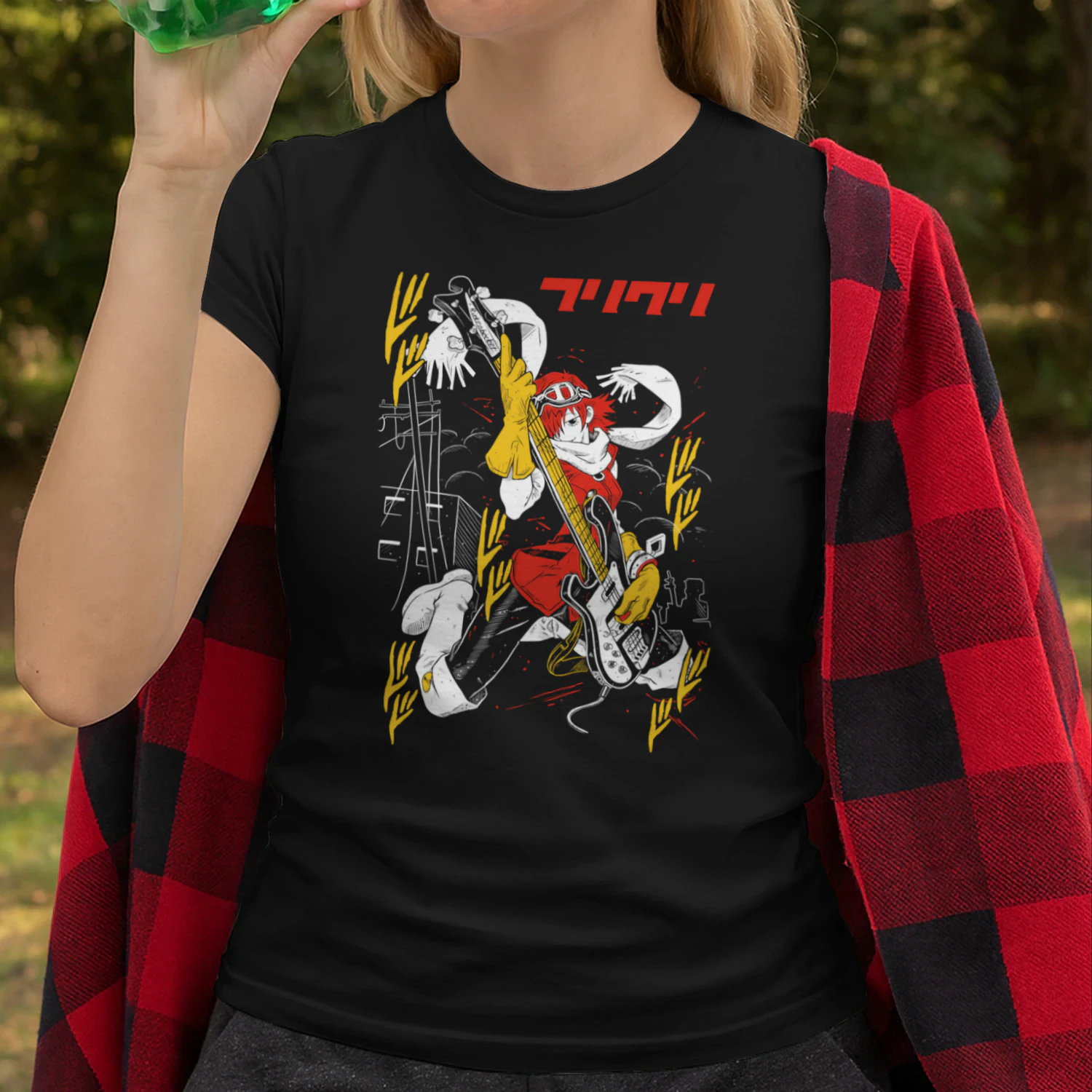 FLCL Japanese Anime T-Shirt | Premium Cotton Manga Shirt
