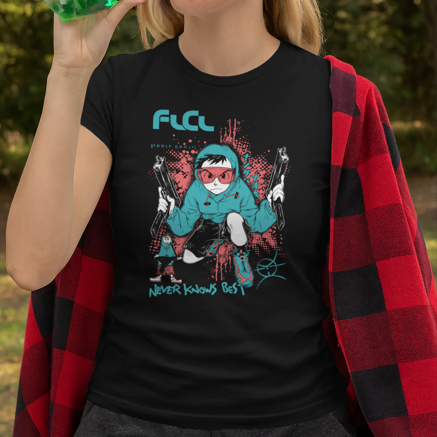 FLCL Fooly Cooly Vintage Anime T-Shirt | Japanese Manga Graphic Tee