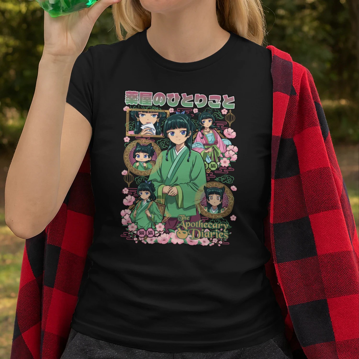 Maomao The Apothecary Diaries Anime T-Shirt | Vintage Graphic Tee for Fans