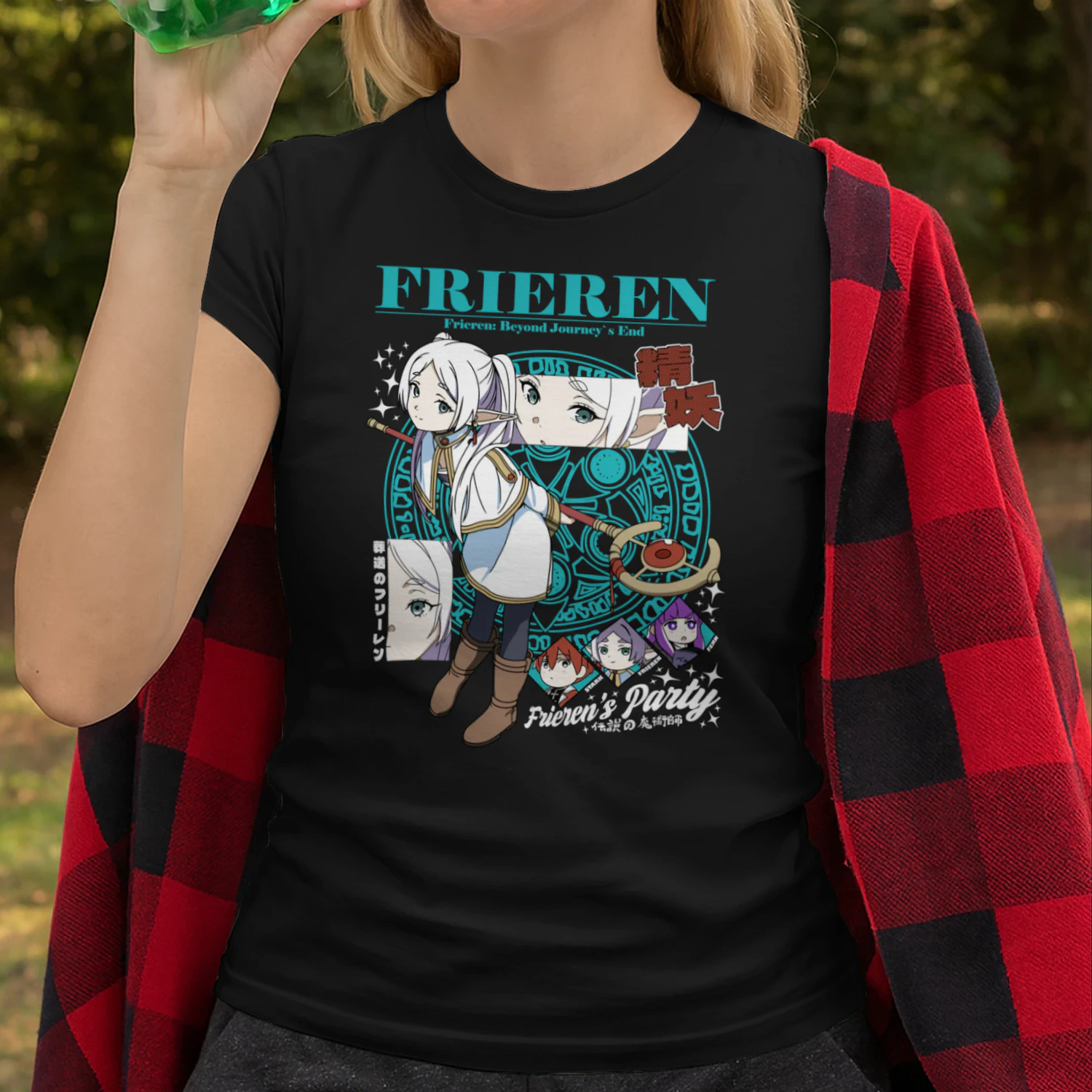 Frieren: Beyond Journey's End Anime Graphic T-Shirt | Fantasy Manga Tee | Unisex Cotton Shirt