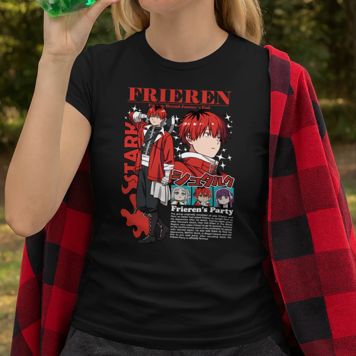 Frieren: Beyond Journey's End Anime Graphic T-Shirt | Fantasy Manga Tee | Unisex Cotton Shirt