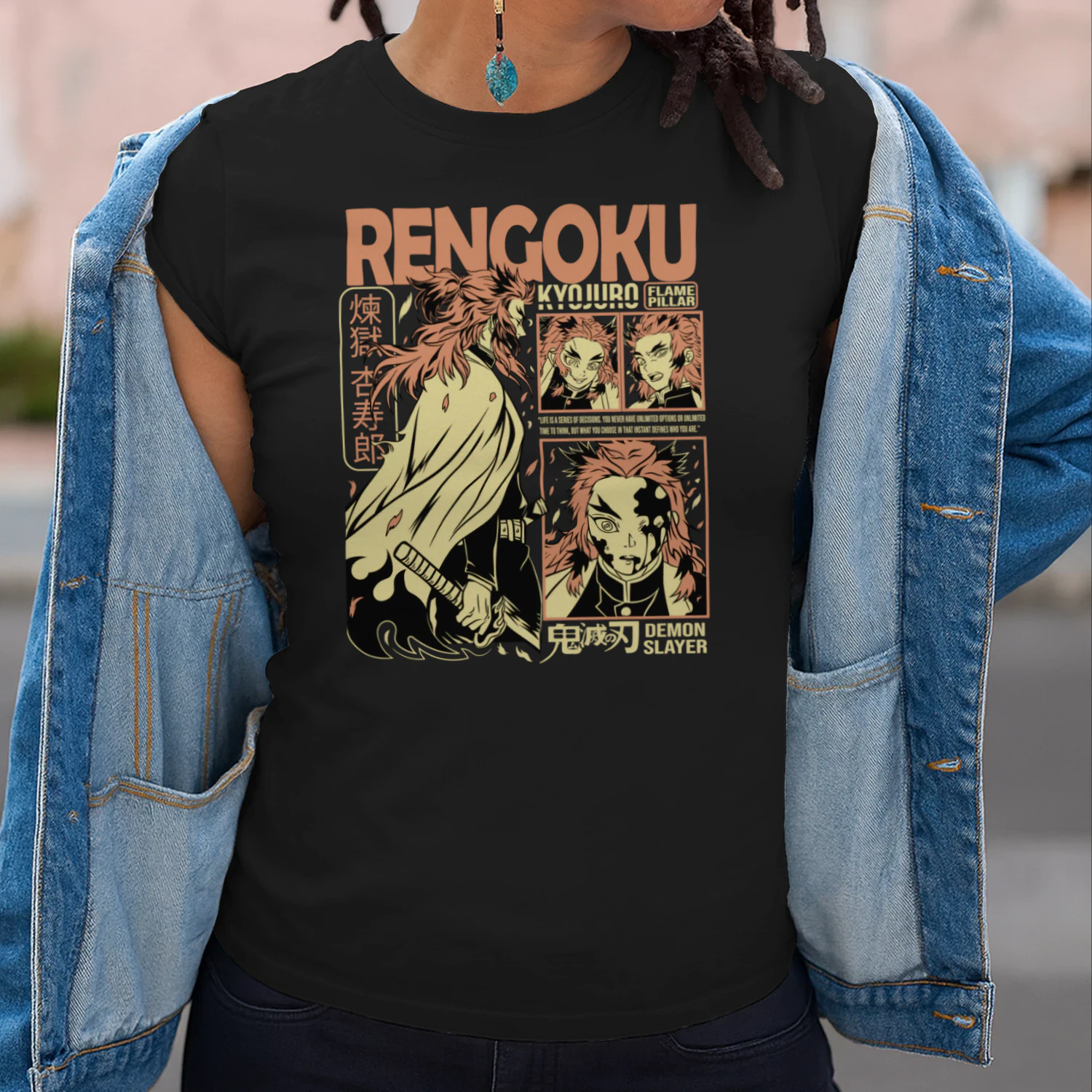 Demon Slayer Kimetsu no Yaiba Anime Graphic T-Shirt | Premium Unisex Manga Tee