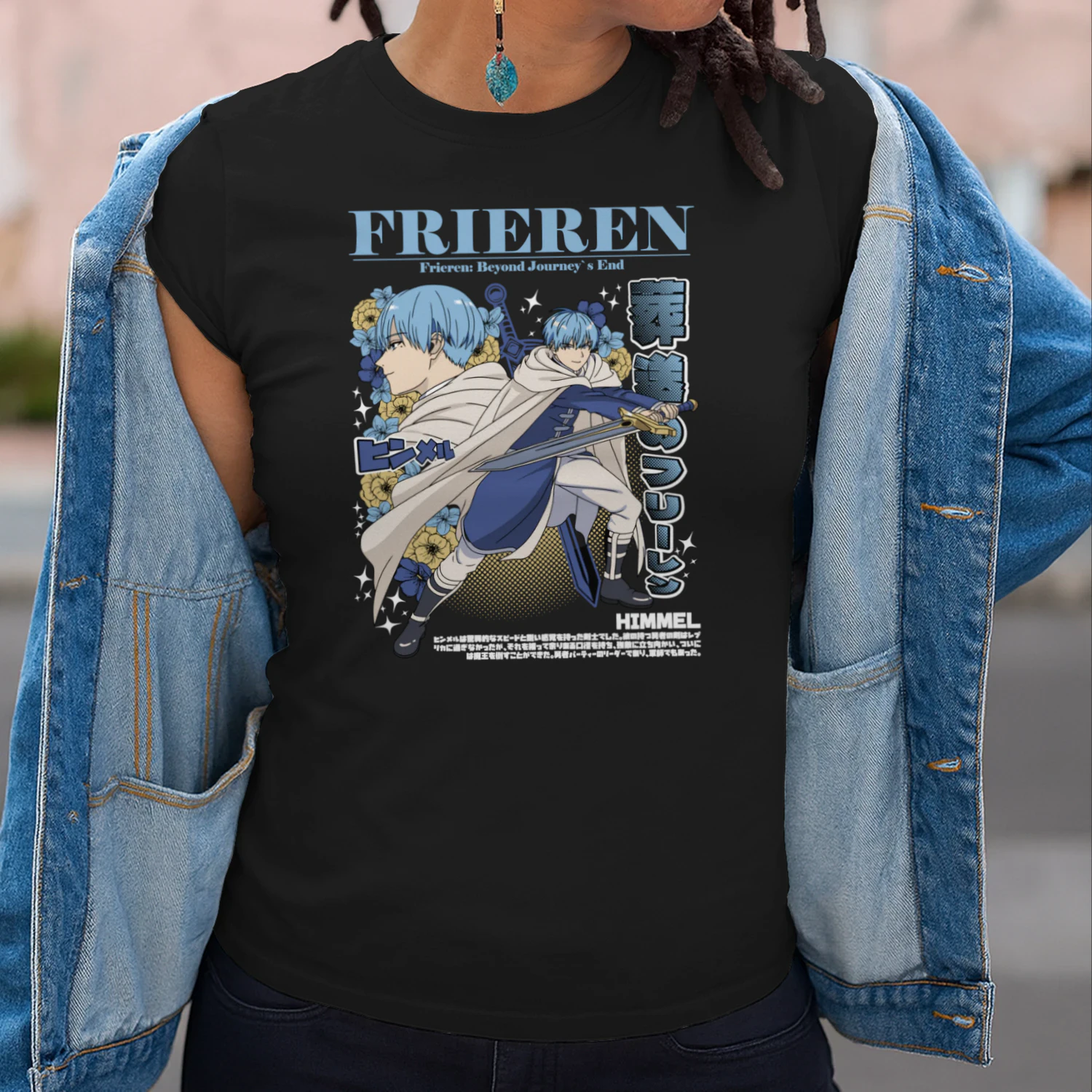 Frieren: Beyond Journey's End Anime Graphic T-Shirt | Fantasy Manga Tee | Unisex Cotton Shirt