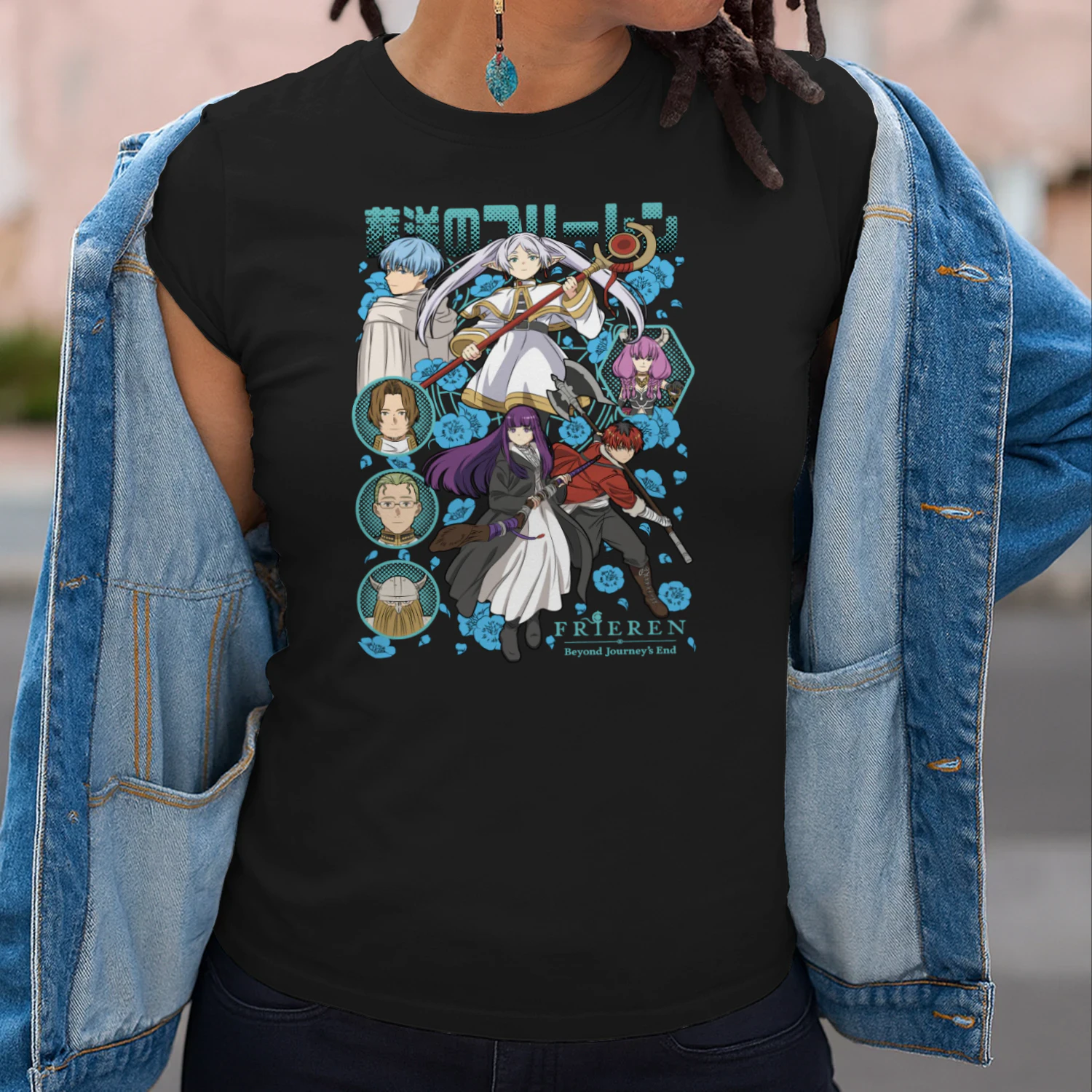 Frieren: Beyond Journey's End Anime Graphic T-Shirt | Fantasy Manga Tee | Unisex Cotton Shirt