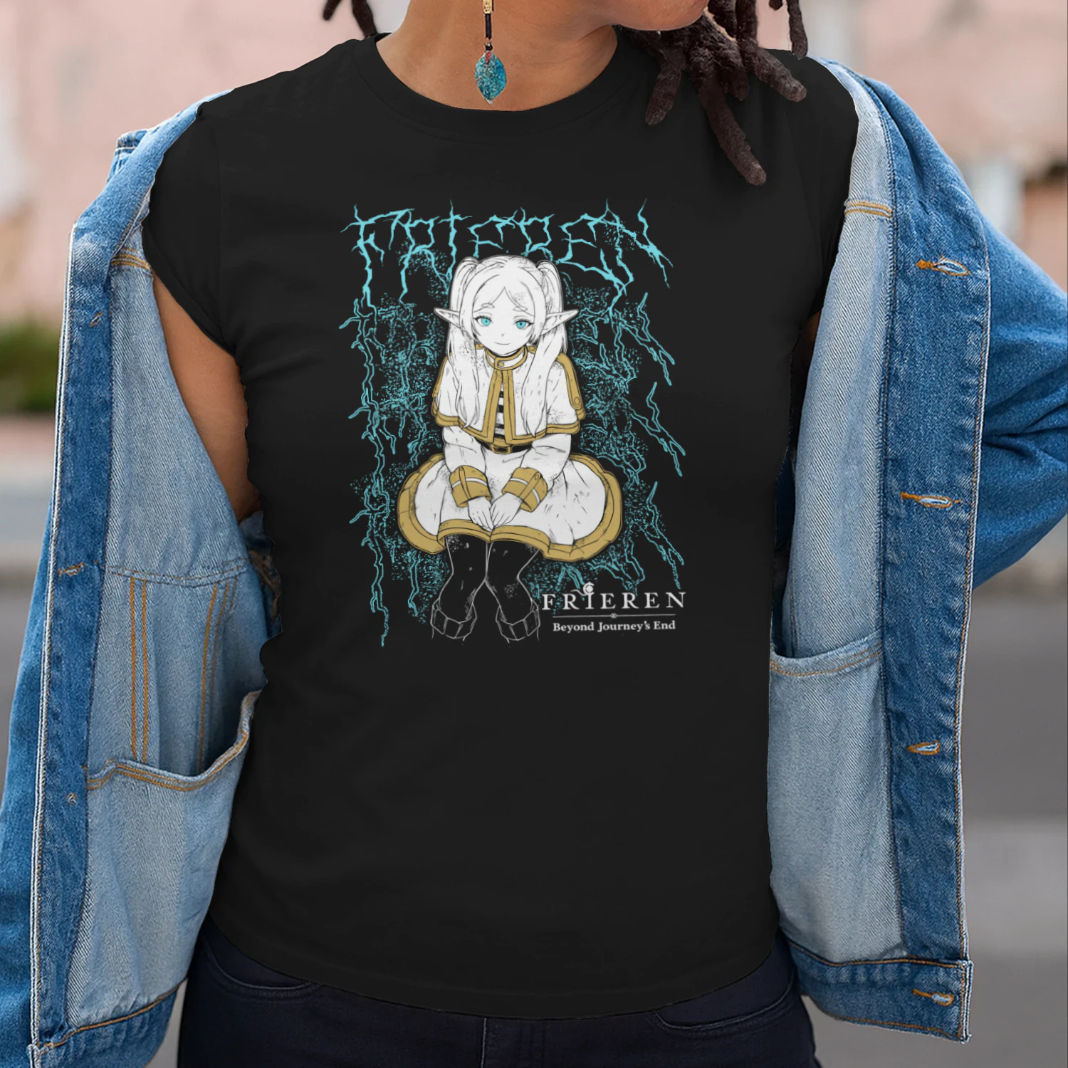 Frieren: Beyond Journey's End Anime Graphic T-Shirt | Fantasy Manga Tee | Unisex Cotton Shirt