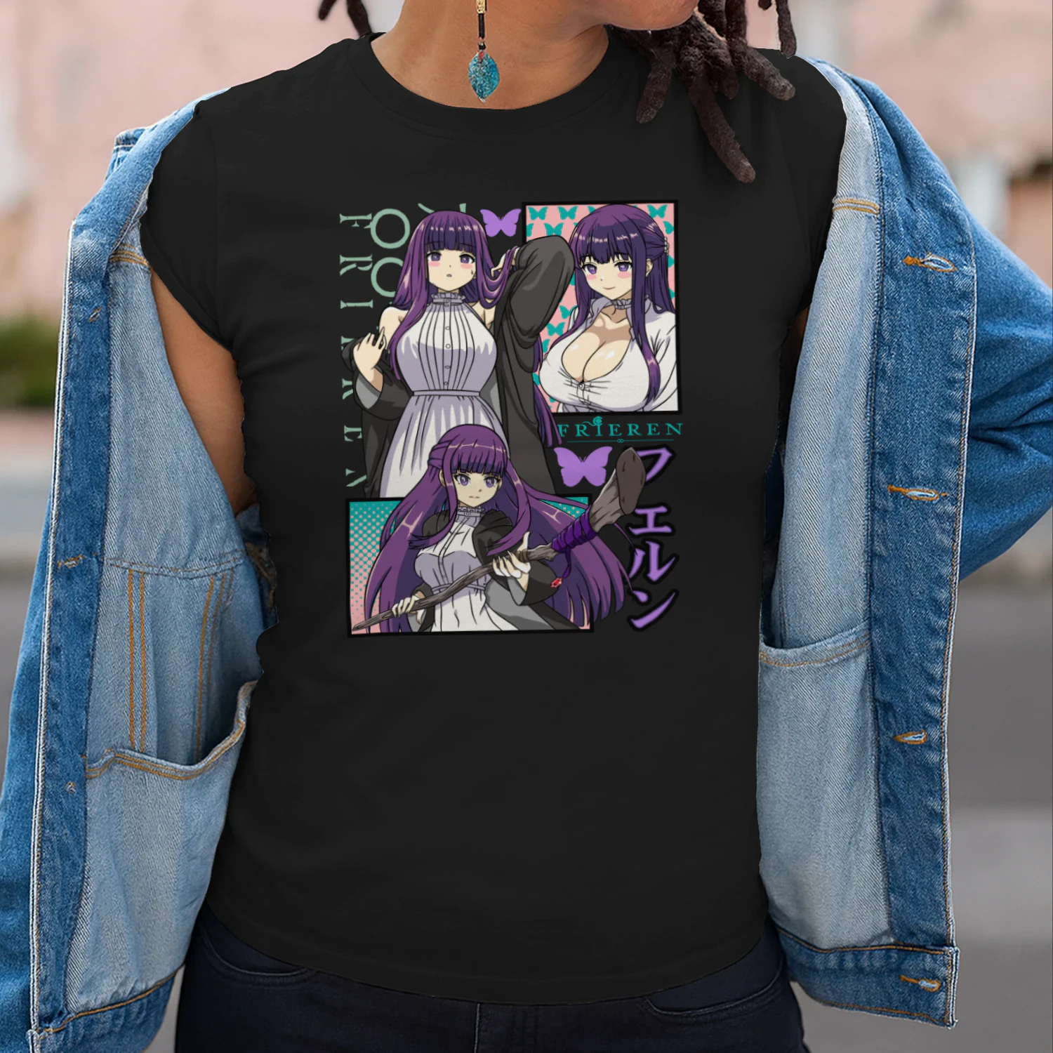 Frieren: Beyond Journey's End Anime Graphic T-Shirt | Fantasy Manga Tee | Unisex Cotton Shirt