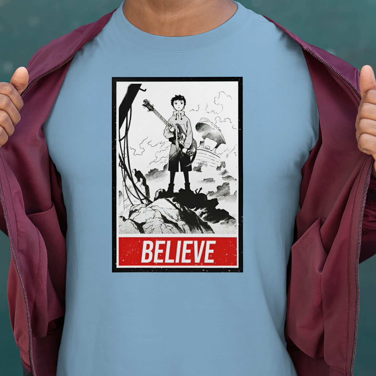 FLCL Collector's Graphic T-Shirt | Premium Anime Merchandise