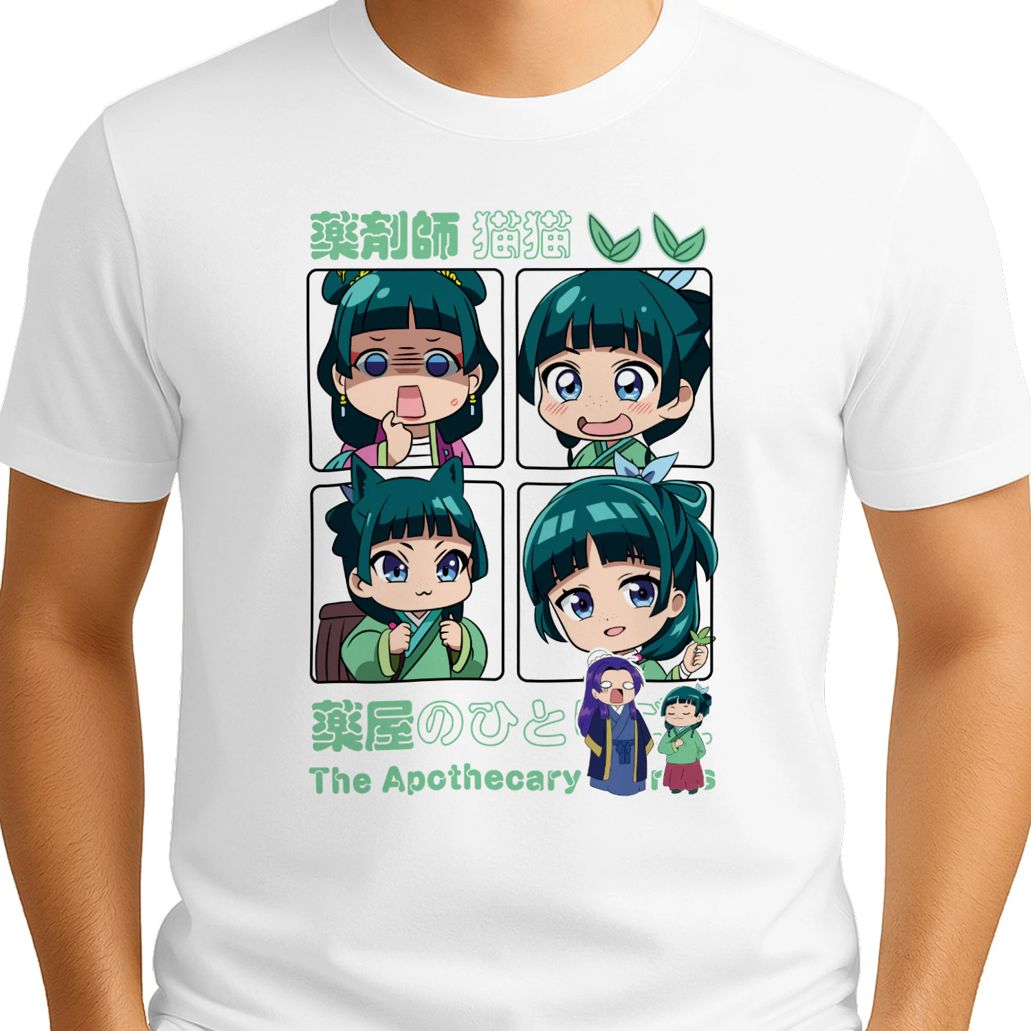 Maomao The Apothecary Diaries Anime T-Shirt | Vintage Graphic Tee for Fans