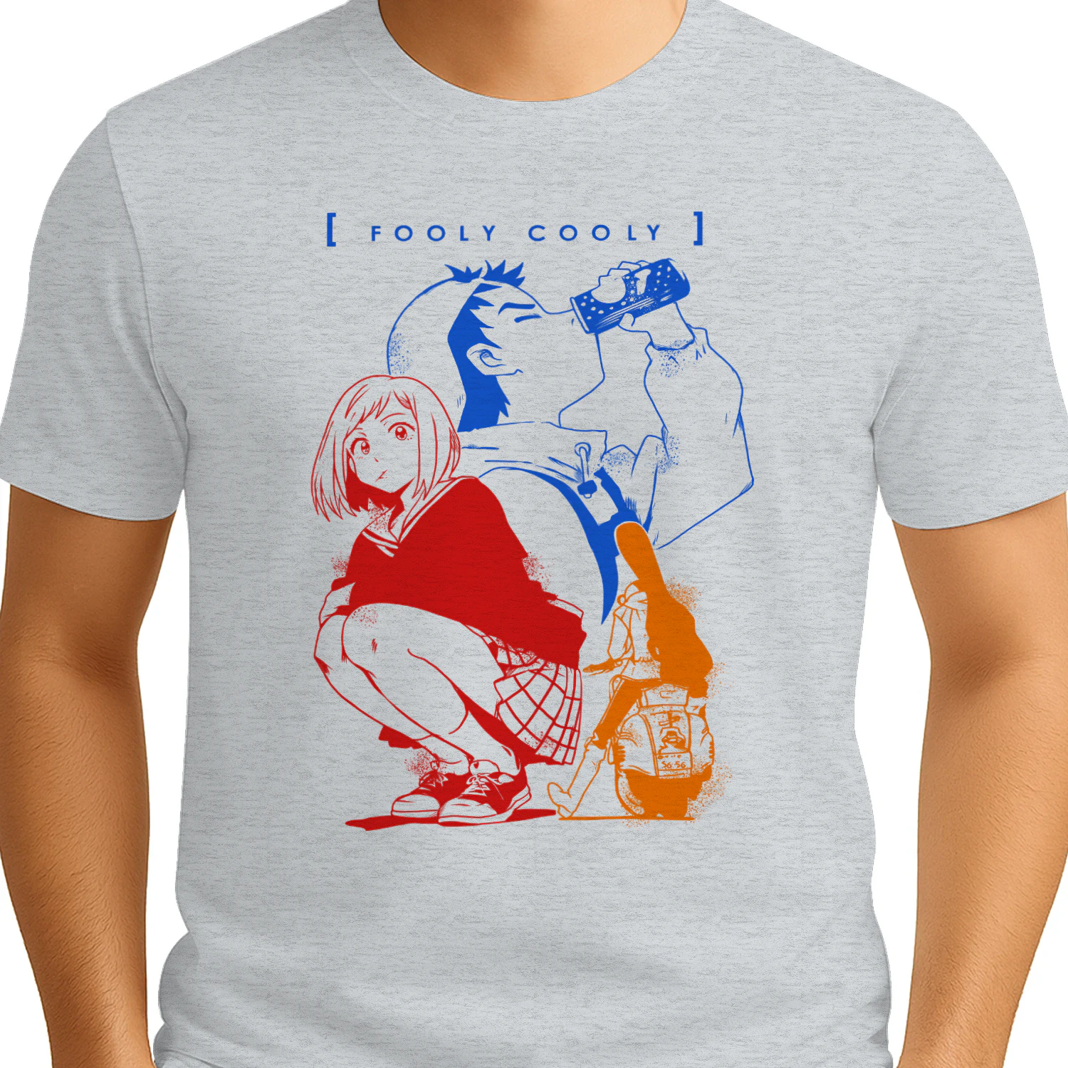 FLCL (Fooly Cooly) Anime Graphic T-Shirt | Premium Unisex Manga Tee