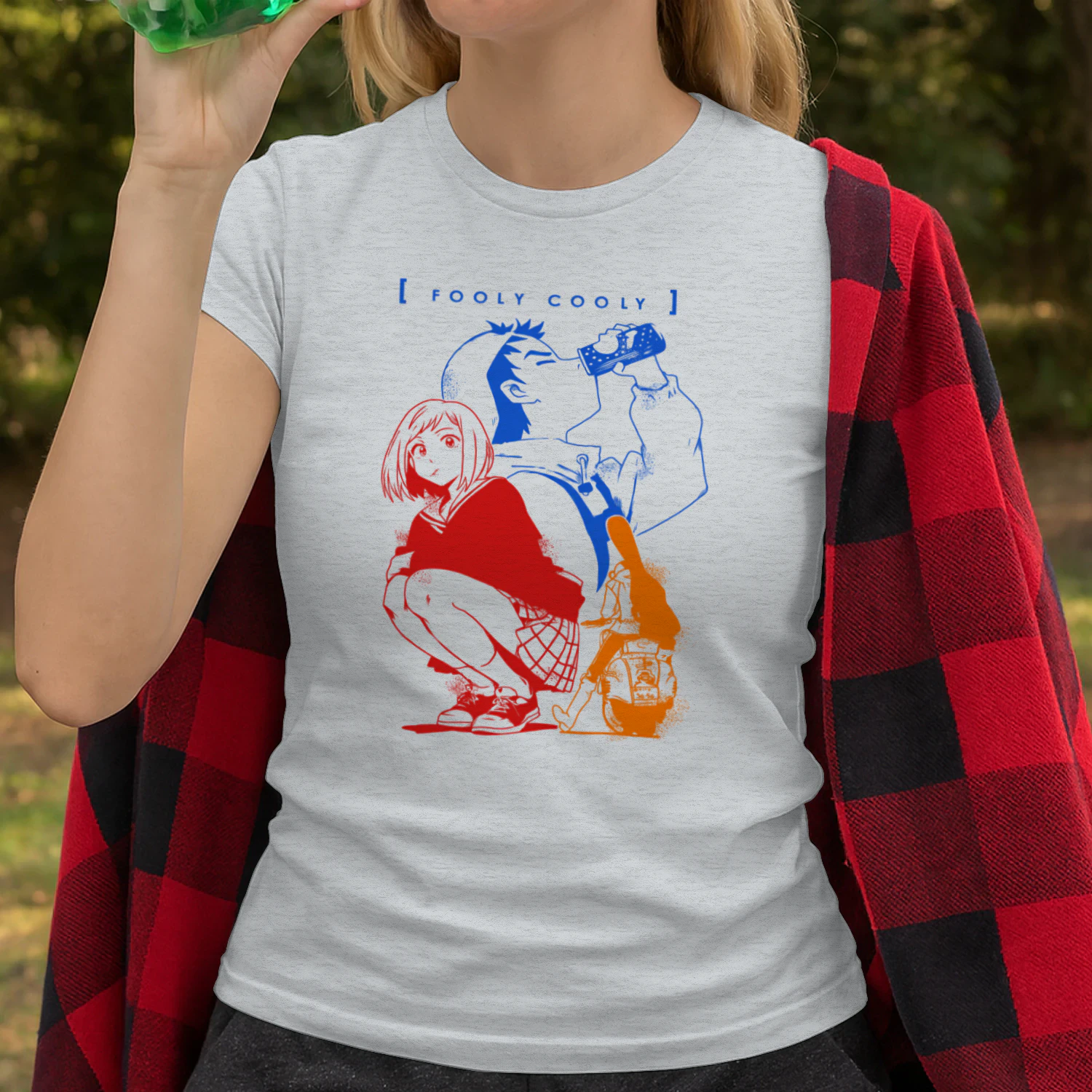 FLCL (Fooly Cooly) Anime Graphic T-Shirt | Premium Unisex Manga Tee