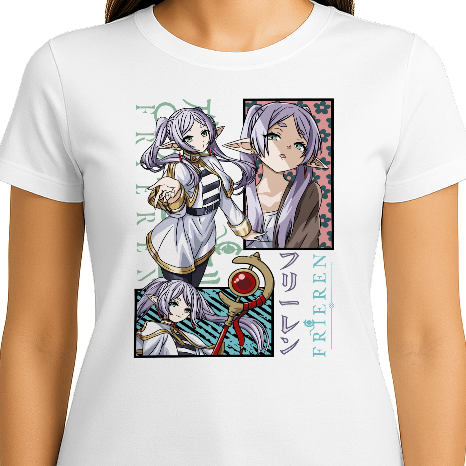 Frieren: Beyond Journey's End Anime Graphic T-Shirt | Fantasy Manga Tee | Unisex Cotton Shirt