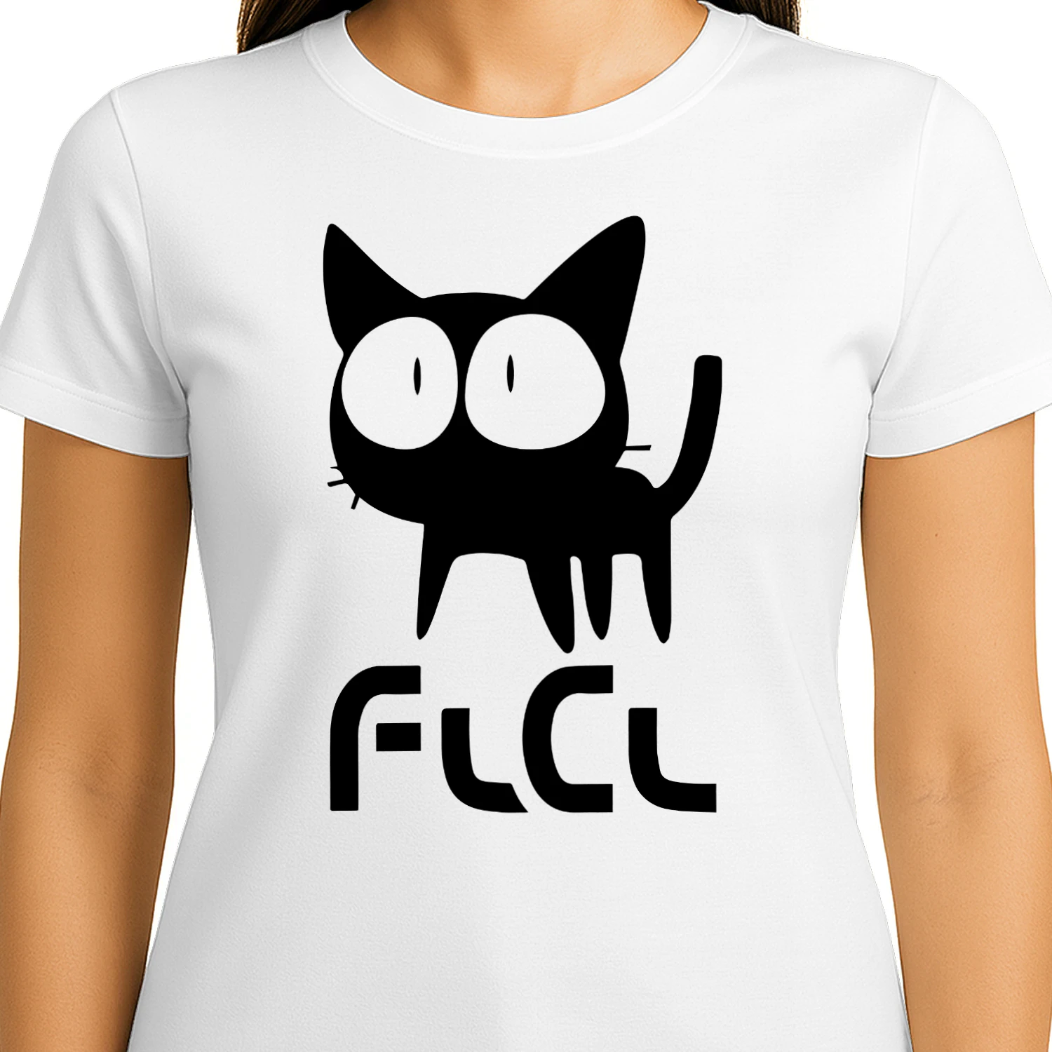 FLCL Haruko Haruhara Graphic T-Shirt | Premium Anime Fan Tee
