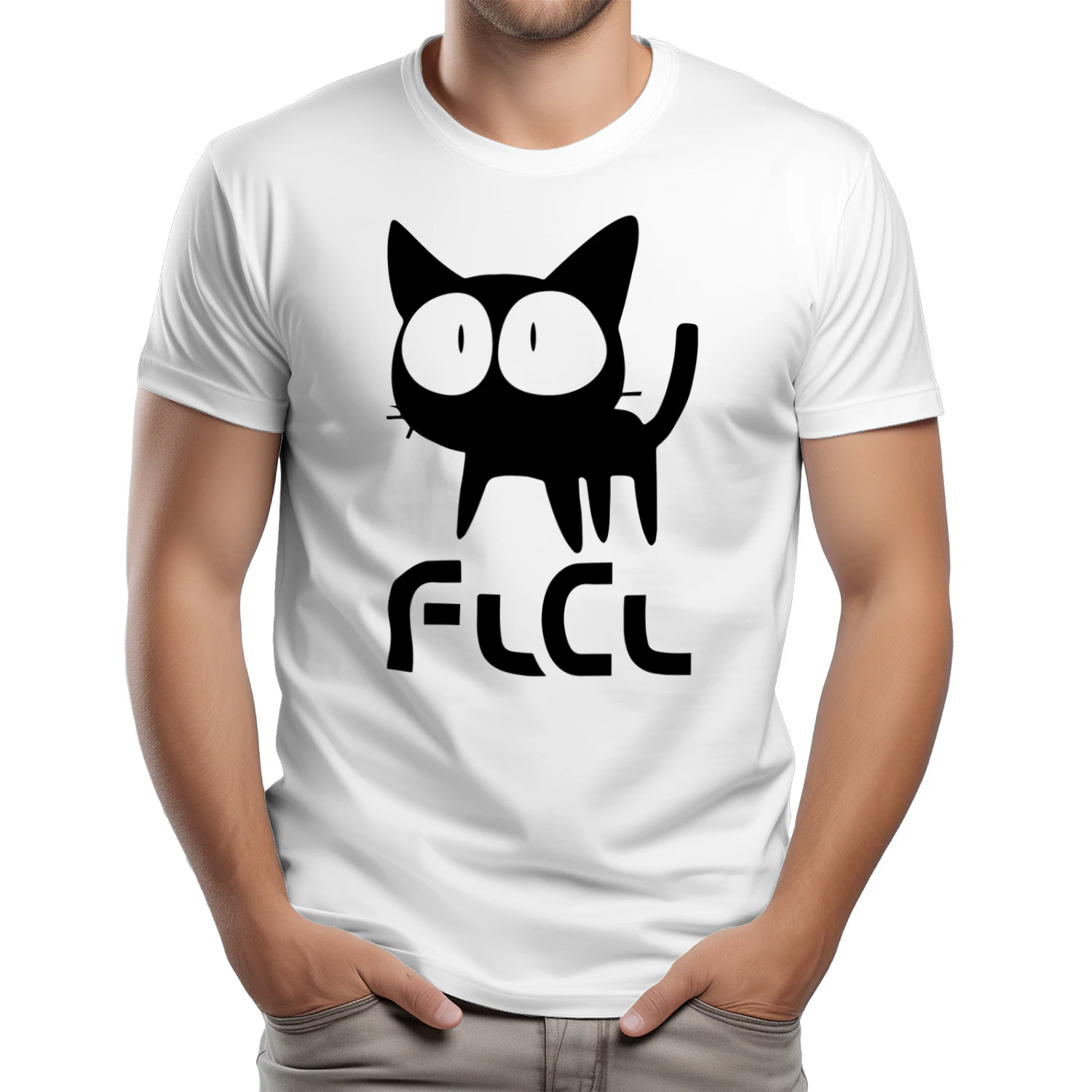 FLCL Haruko Haruhara Graphic T-Shirt | Premium Anime Fan Tee