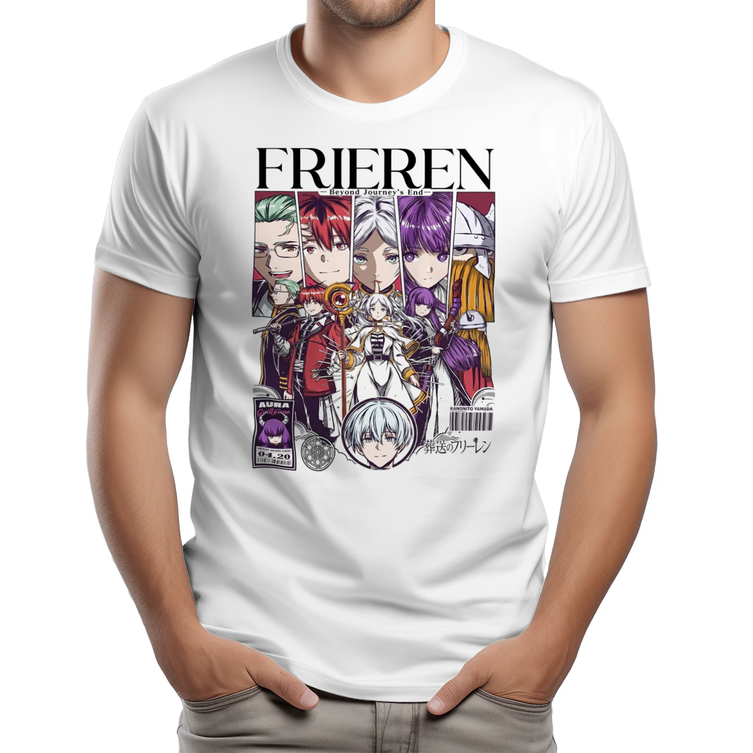 Frieren: Beyond Journey's End Anime Graphic T-Shirt | Fantasy Manga Tee | Unisex Cotton Shirt
