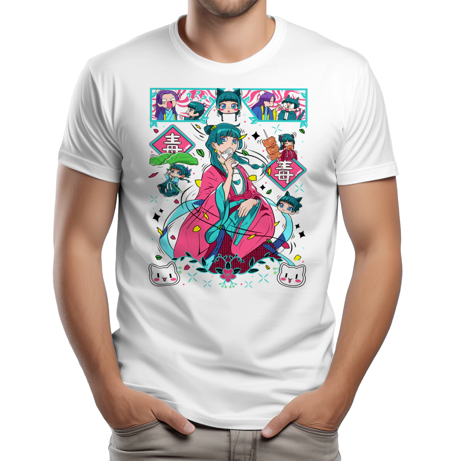 Maomao The Apothecary Diaries Anime T-Shirt | Vintage Graphic Tee for Fans