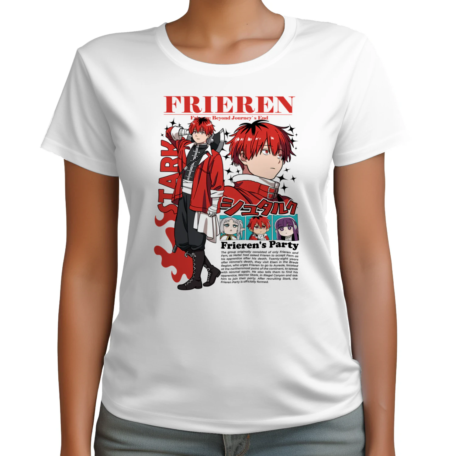Frieren: Beyond Journey's End Anime Graphic T-Shirt | Fantasy Manga Tee | Unisex Cotton Shirt