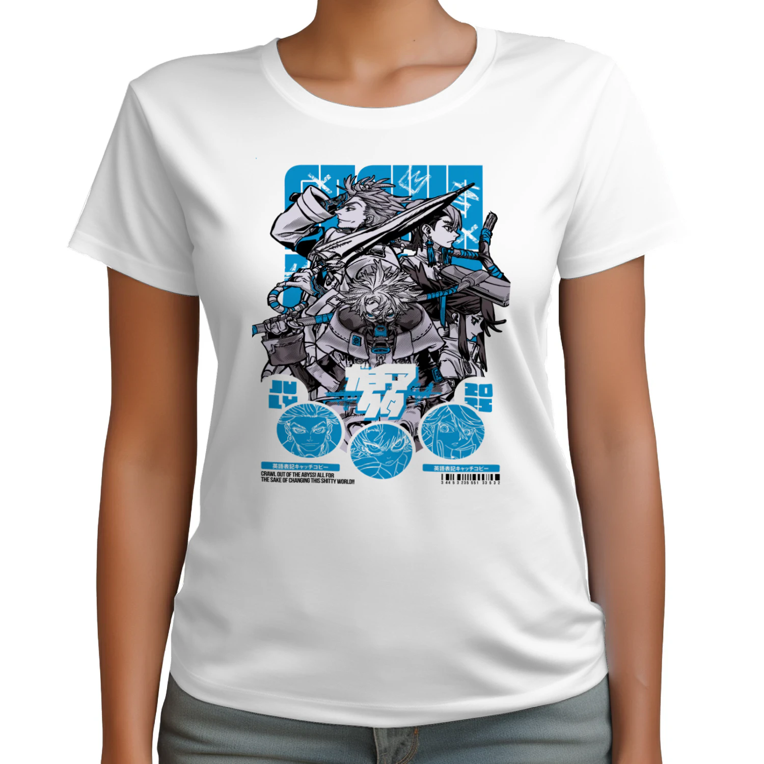 GACHIAKUTA Anime Graphic T-Shirt | Rudo Streetwear Manga Tee | Premium Unisex Shirt