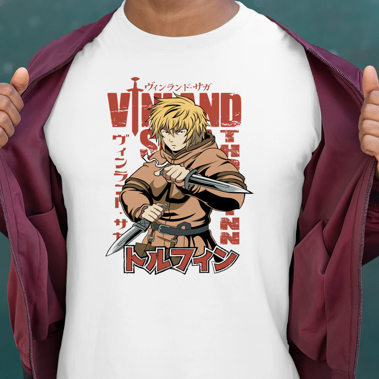 Thorfinn Vintage Anime T-Shirt | Japanese Manga Graphic Tee