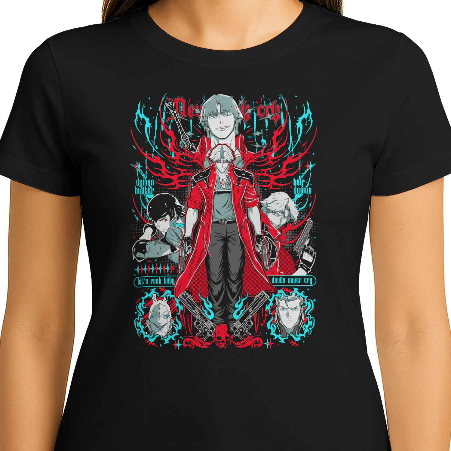 DmC Devil May Cry Vintage T-Shirt | Action Game Fan Tee