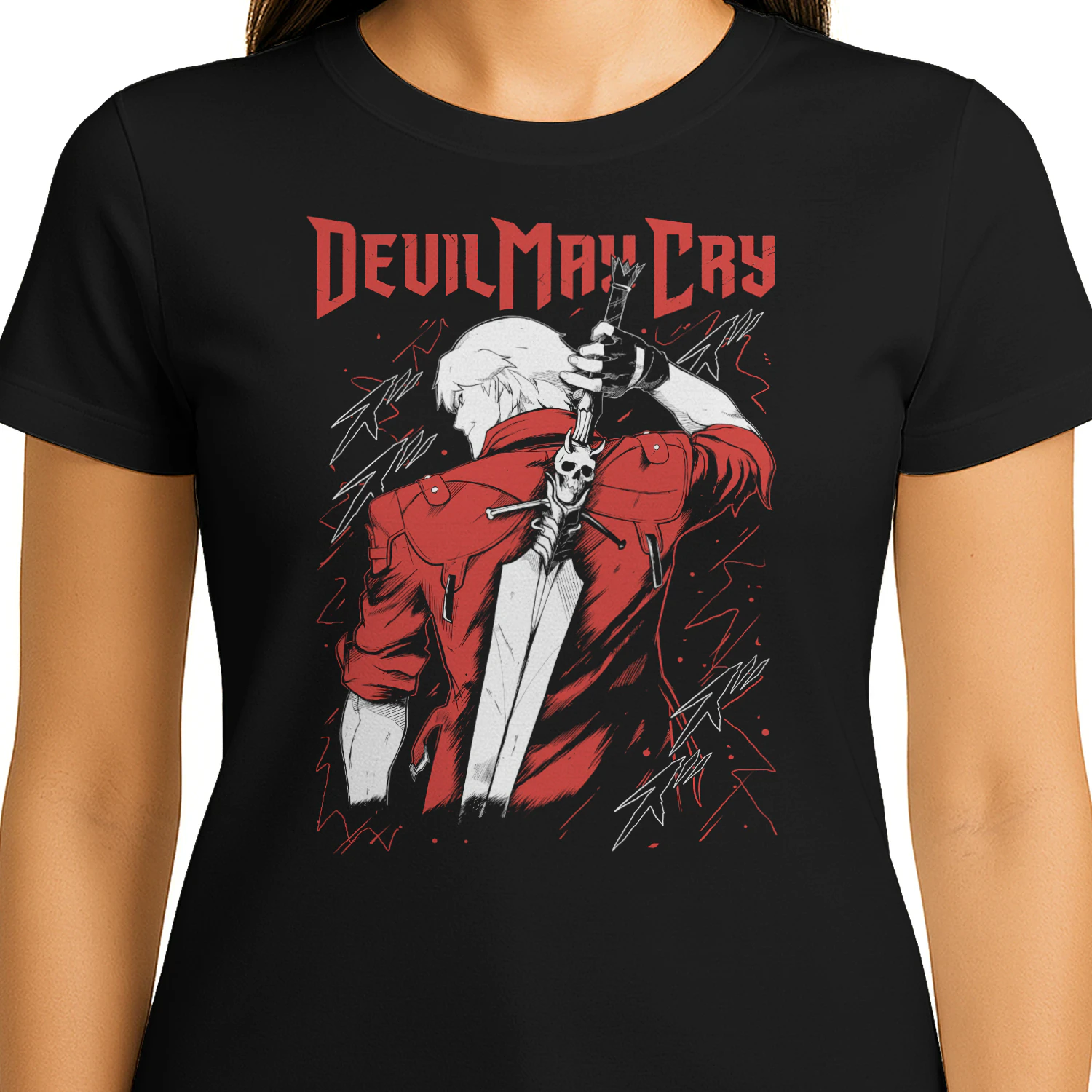 Devil May Cry Anime Style T-Shirt | Premium Gaming Graphic Tee