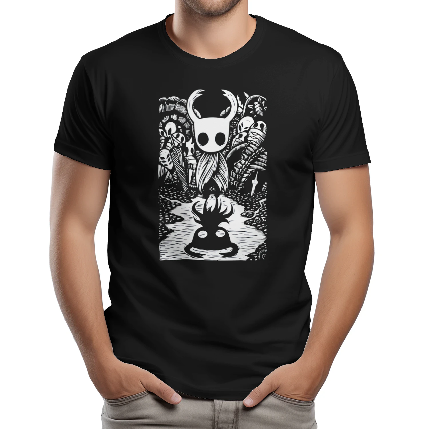 Hollow Knight Adventure Graphic Shirt | Unisex Cotton Tee