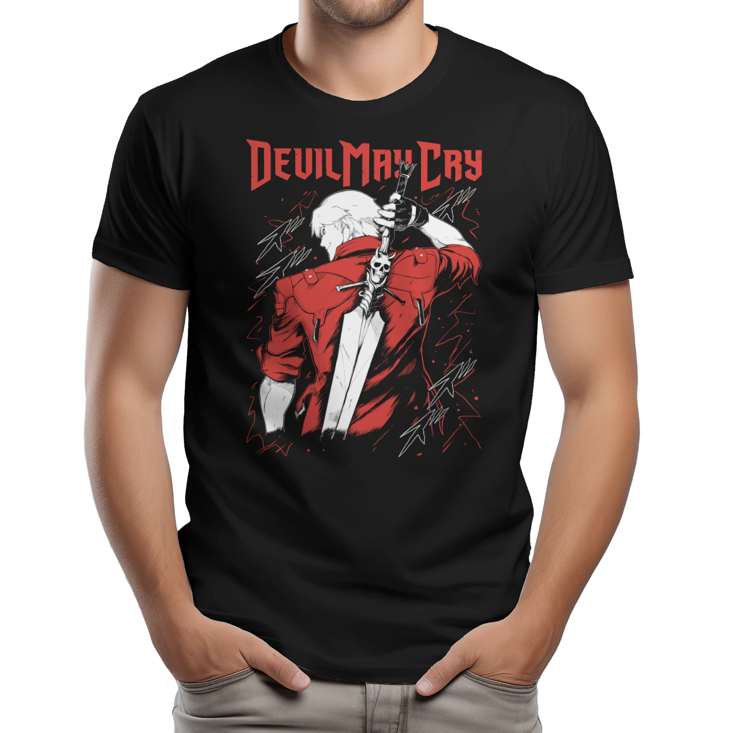 Devil May Cry Anime Style T-Shirt | Premium Gaming Graphic Tee