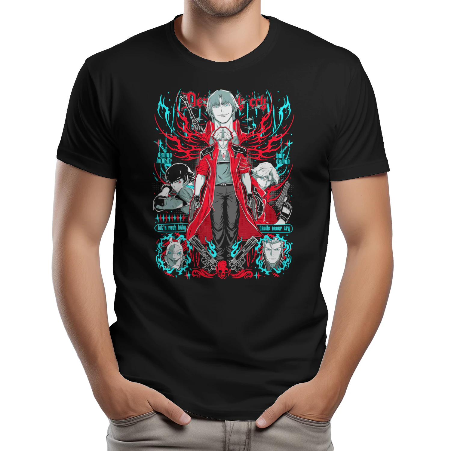 DmC Devil May Cry Vintage T-Shirt | Action Game Fan Tee