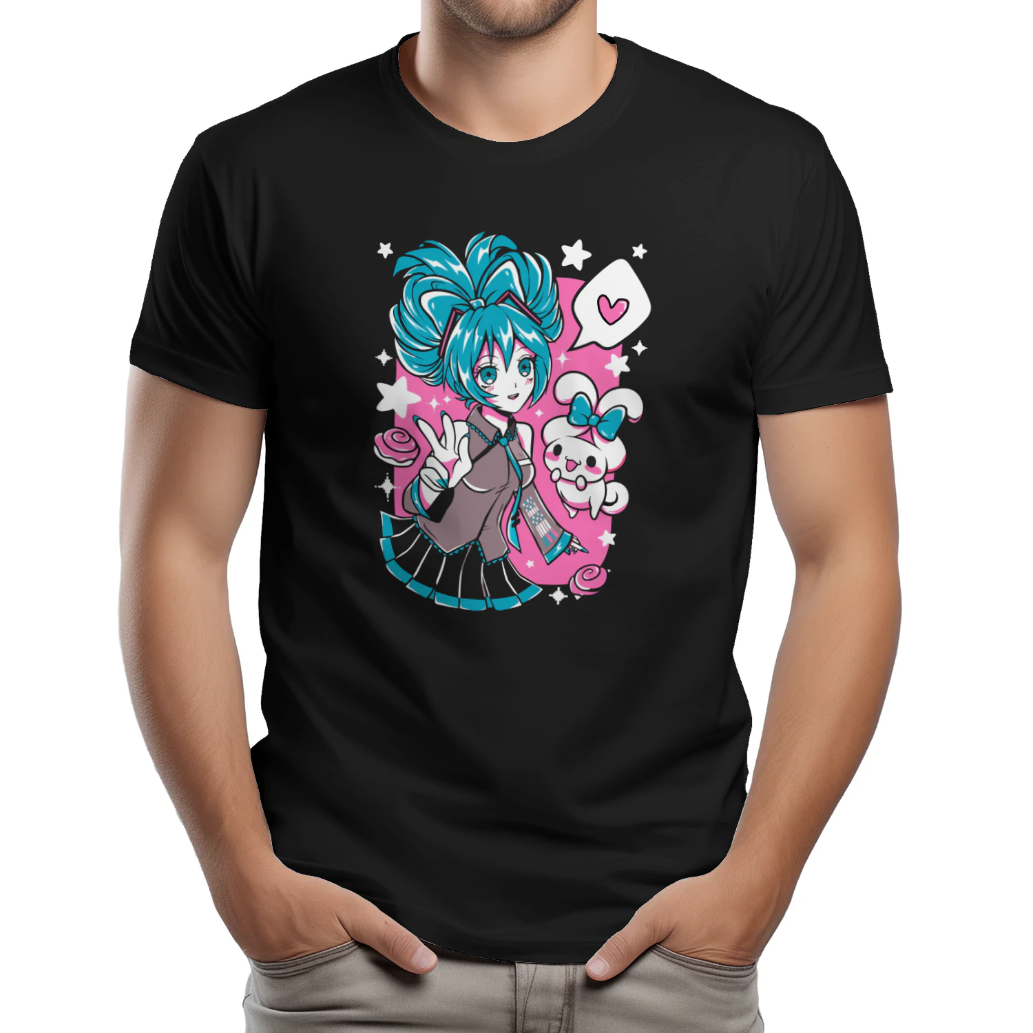 Hatsune Miku Premium Cotton T-Shirt | Vocaloid Fan Gift