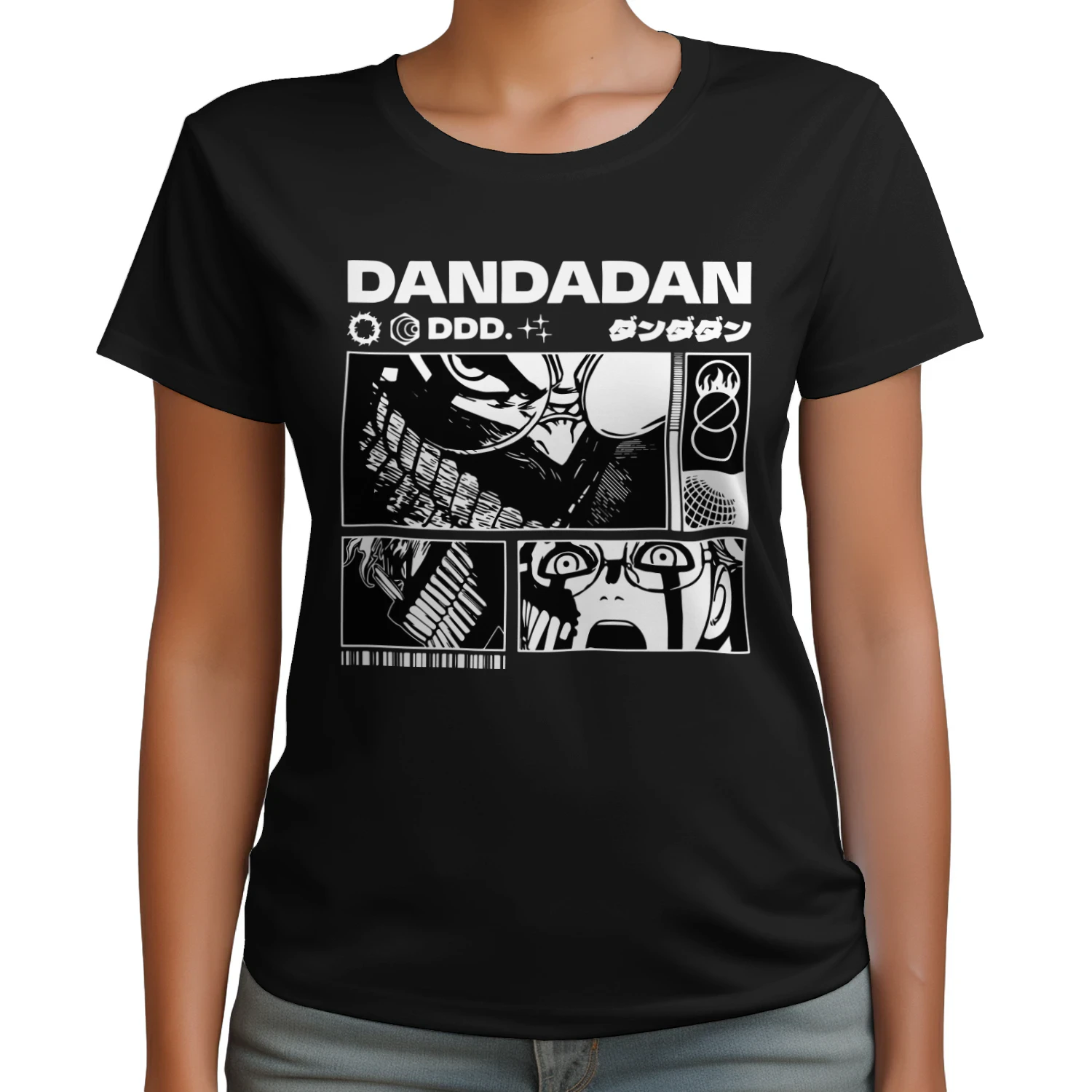 DANDADAN Momo & Okarun Graphic Tee | Premium Anime Shirt