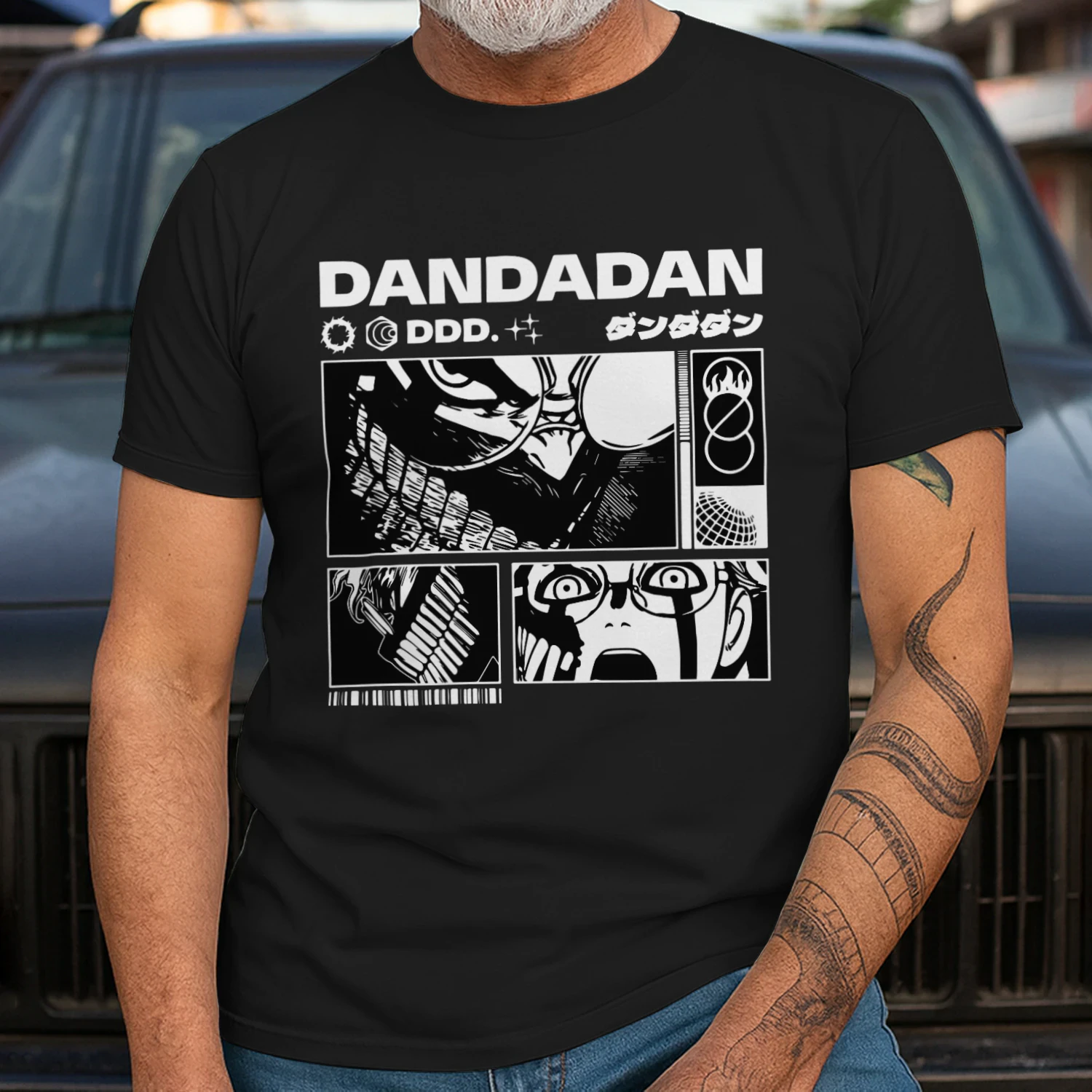 DANDADAN Momo & Okarun Graphic Tee | Premium Anime Shirt