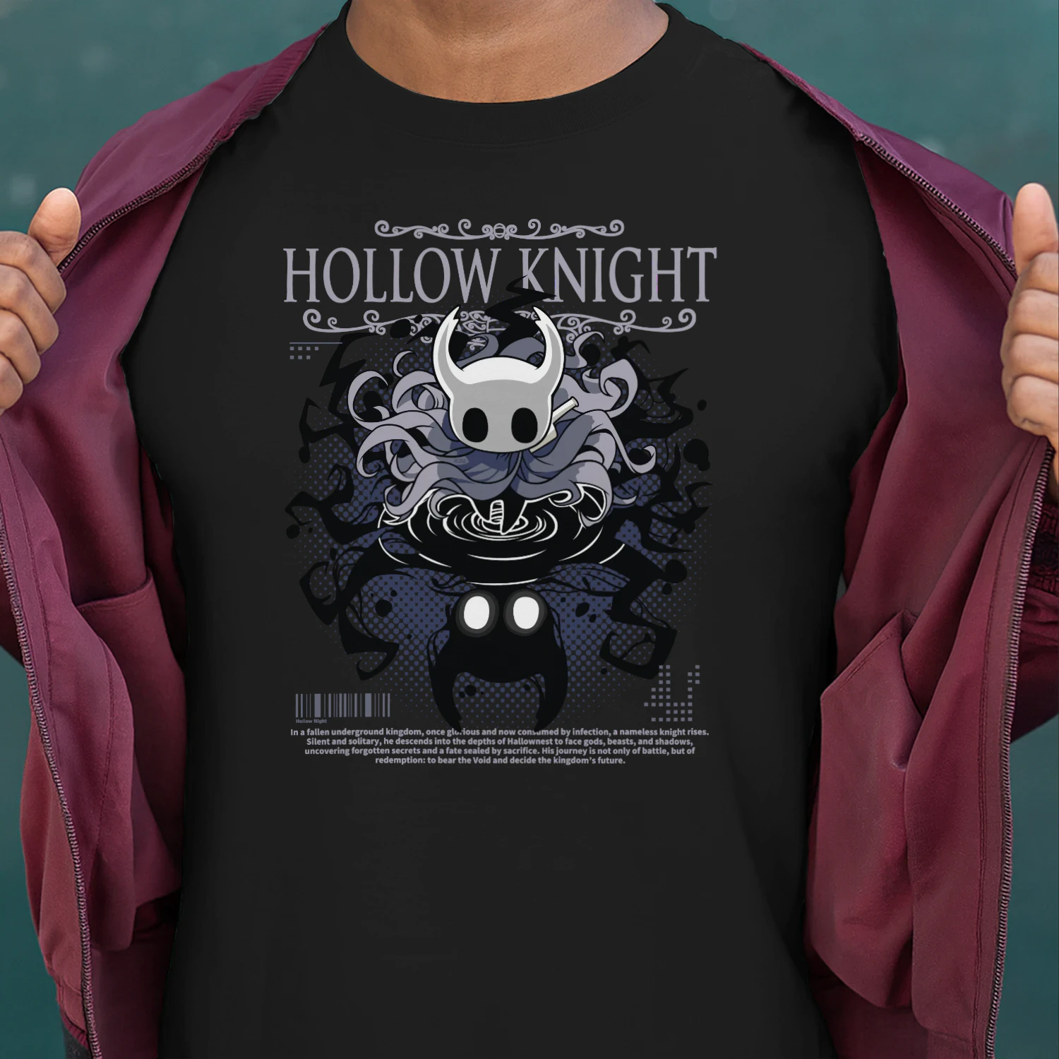 Hollow Knight Vintage Gaming T-Shirt | Indie Game Graphic Tee