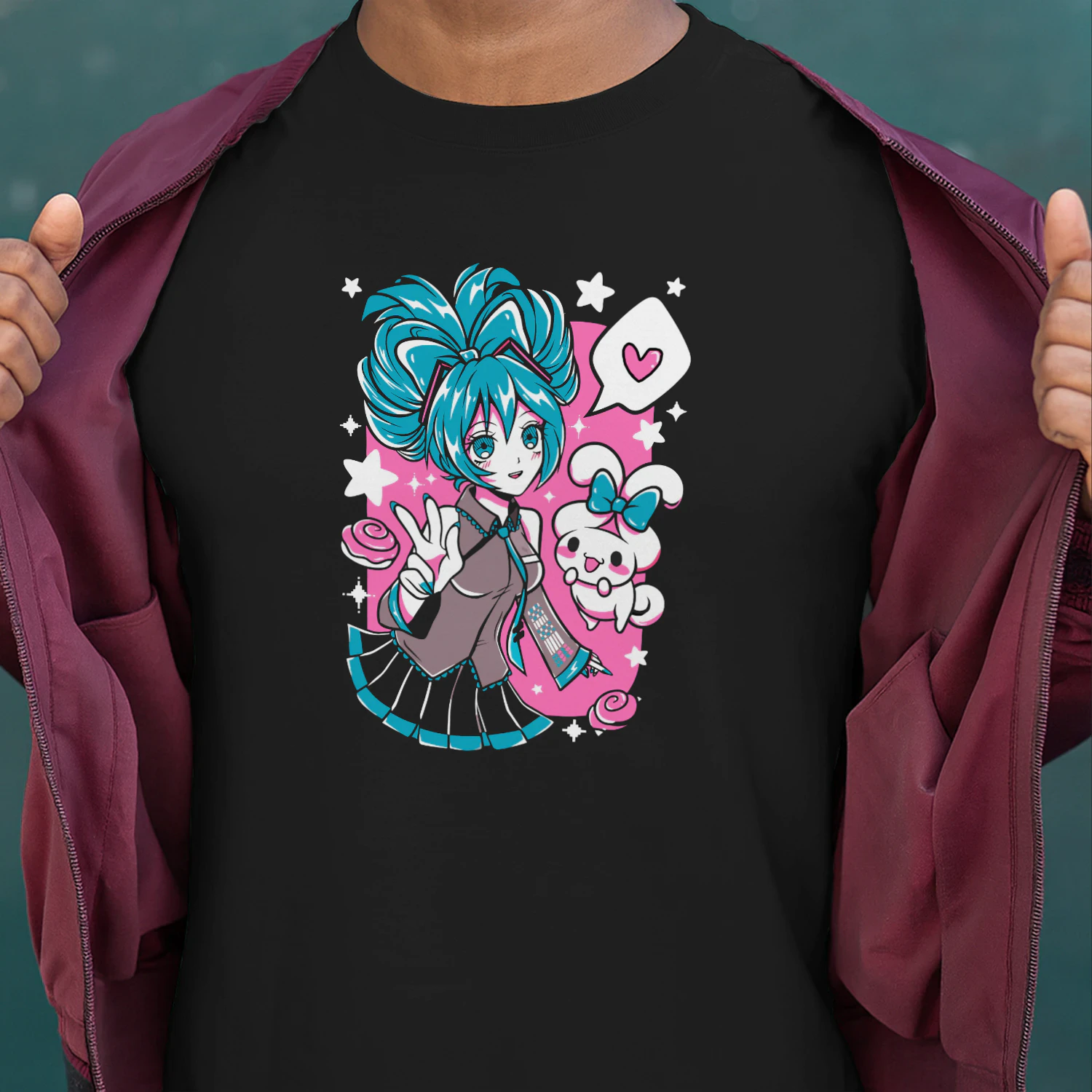 Hatsune Miku Premium Cotton T-Shirt | Vocaloid Fan Gift