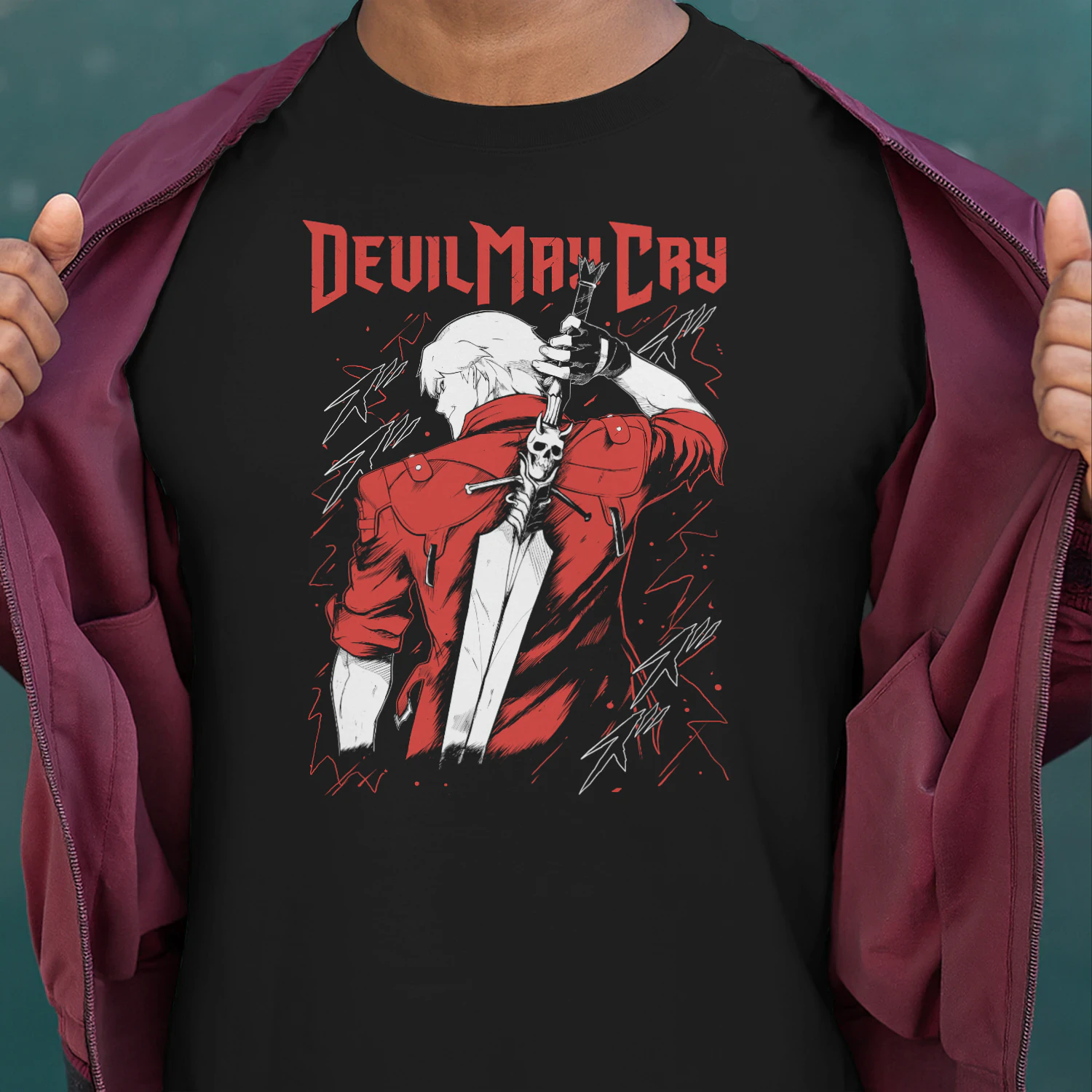 Devil May Cry Anime Style T-Shirt | Premium Gaming Graphic Tee