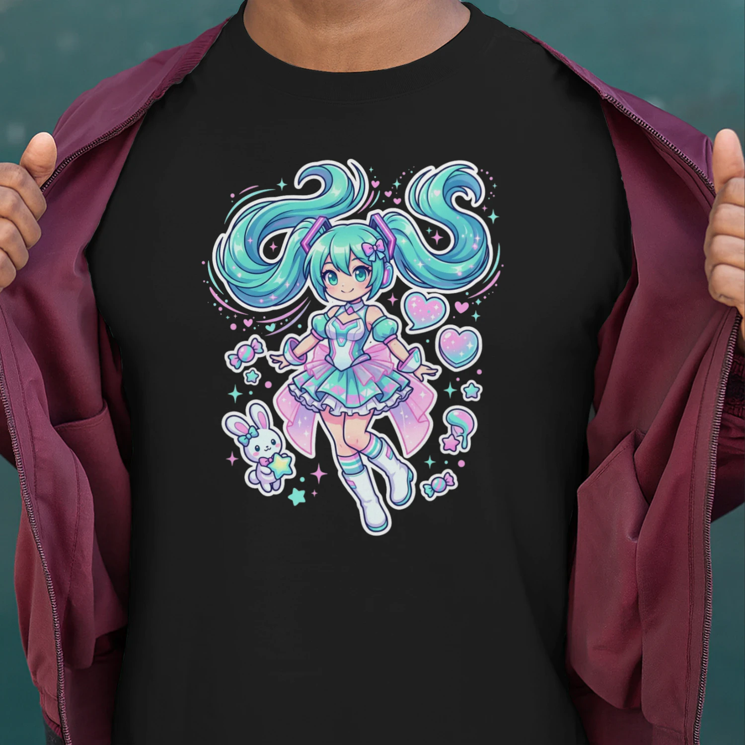 Hatsune Miku Graphic T-Shirt | Premium Vocaloid Unisex Tee